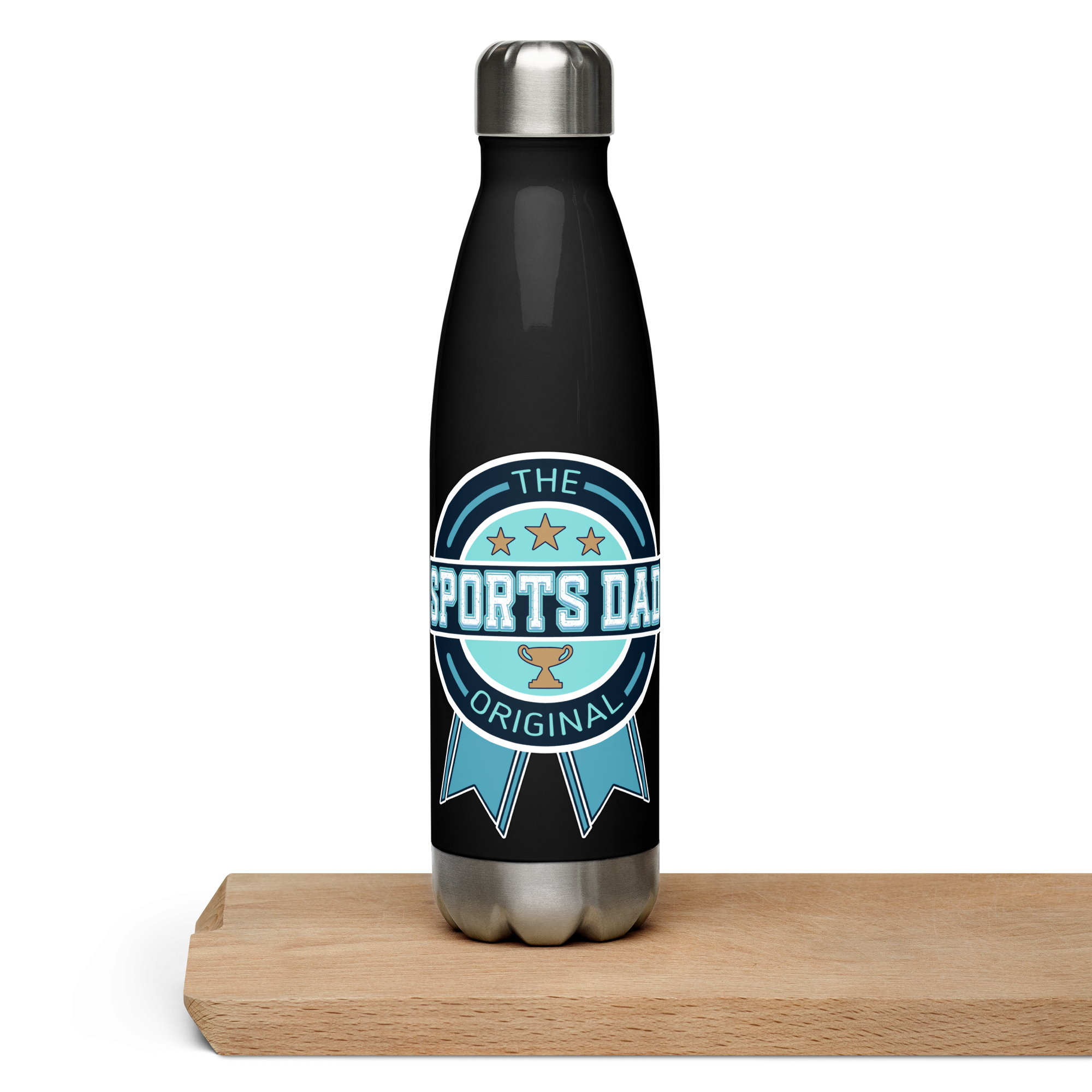 The Original Sports Dad - Stainless Steel Water Bottle