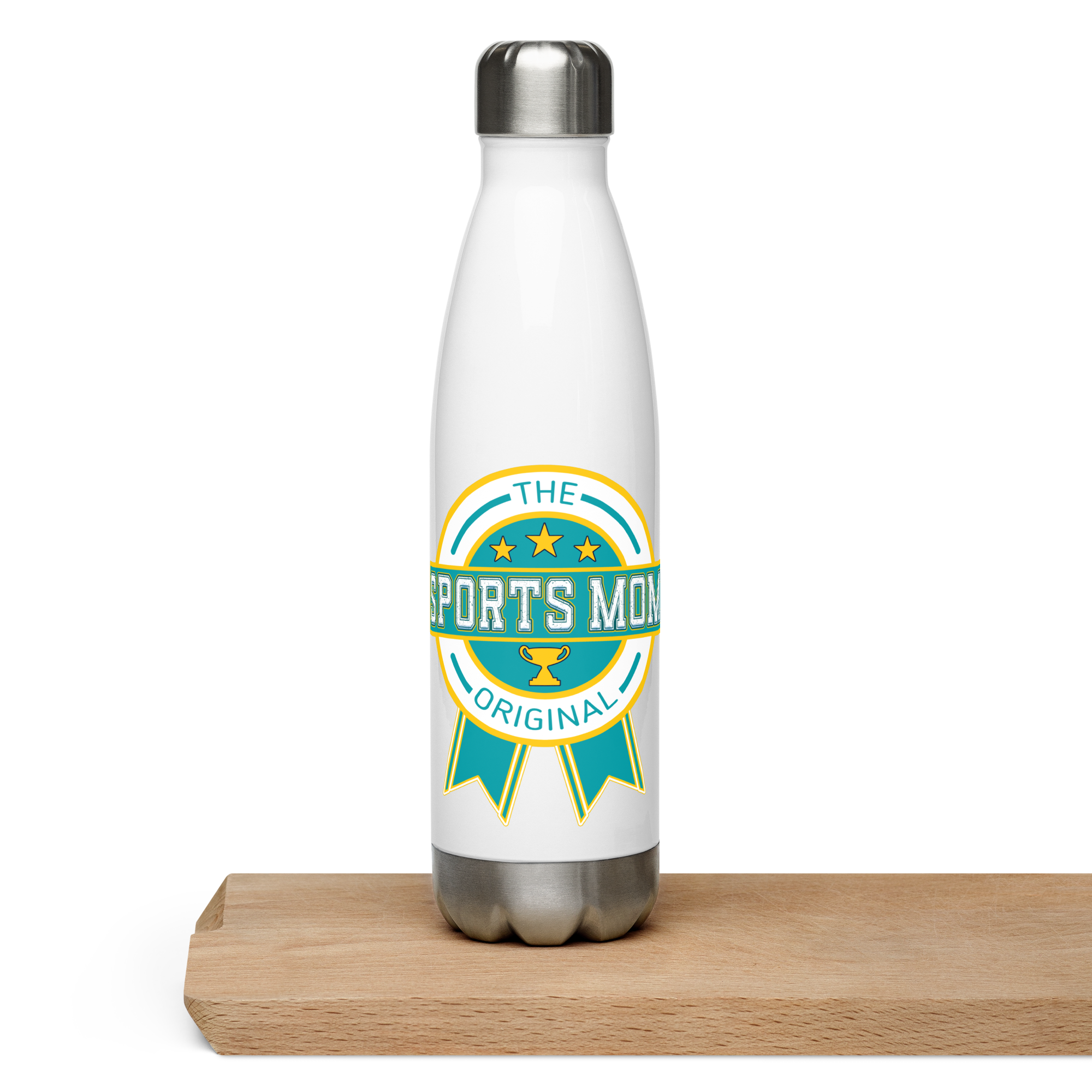 The Original Sports Mom - Stainless Steel Water Bottle