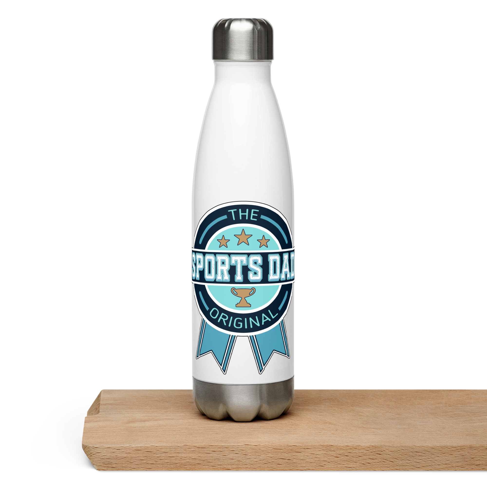 The Original Sports Dad - Stainless Steel Water Bottle