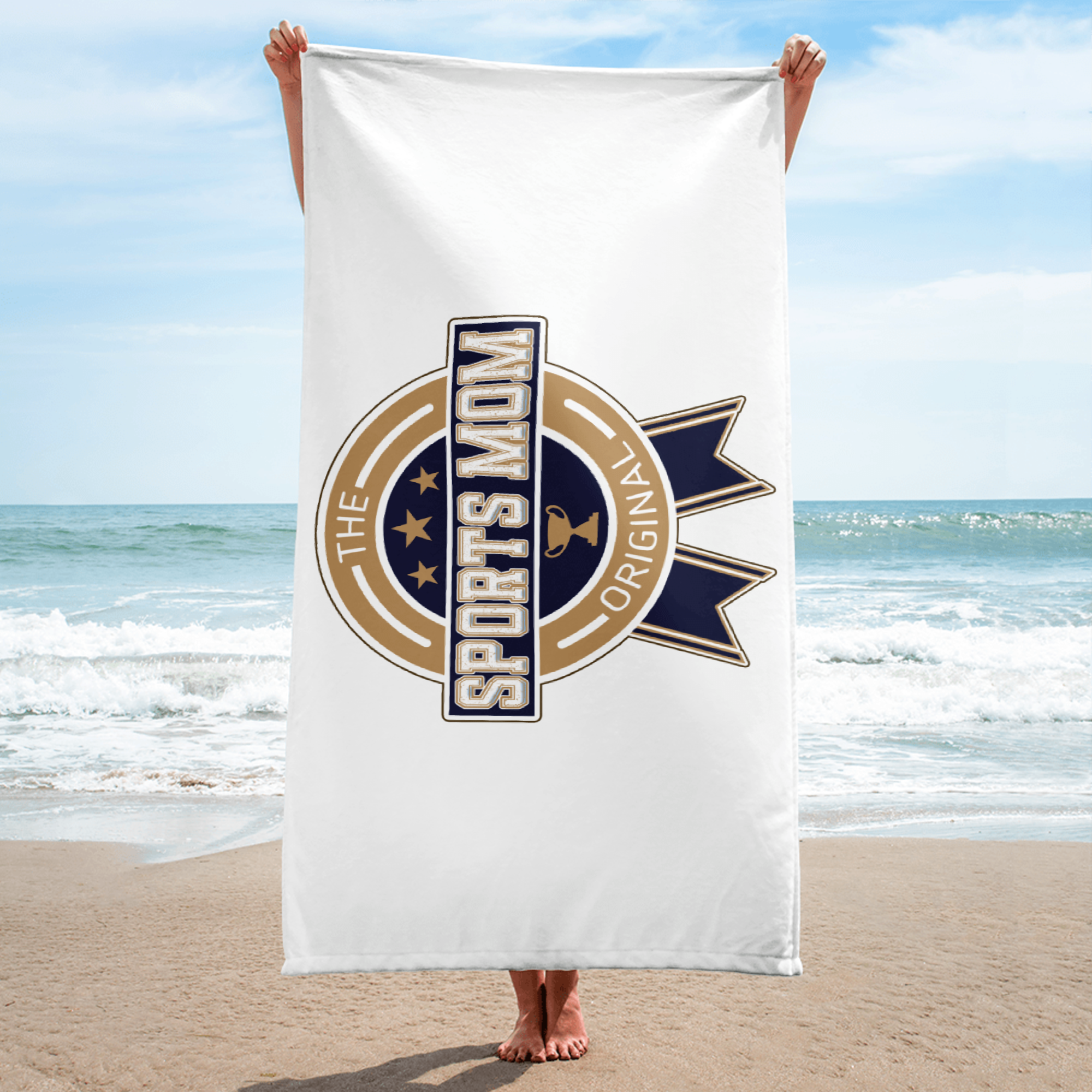 The Original Sports Mom - Away Game - MASSIVE Towel