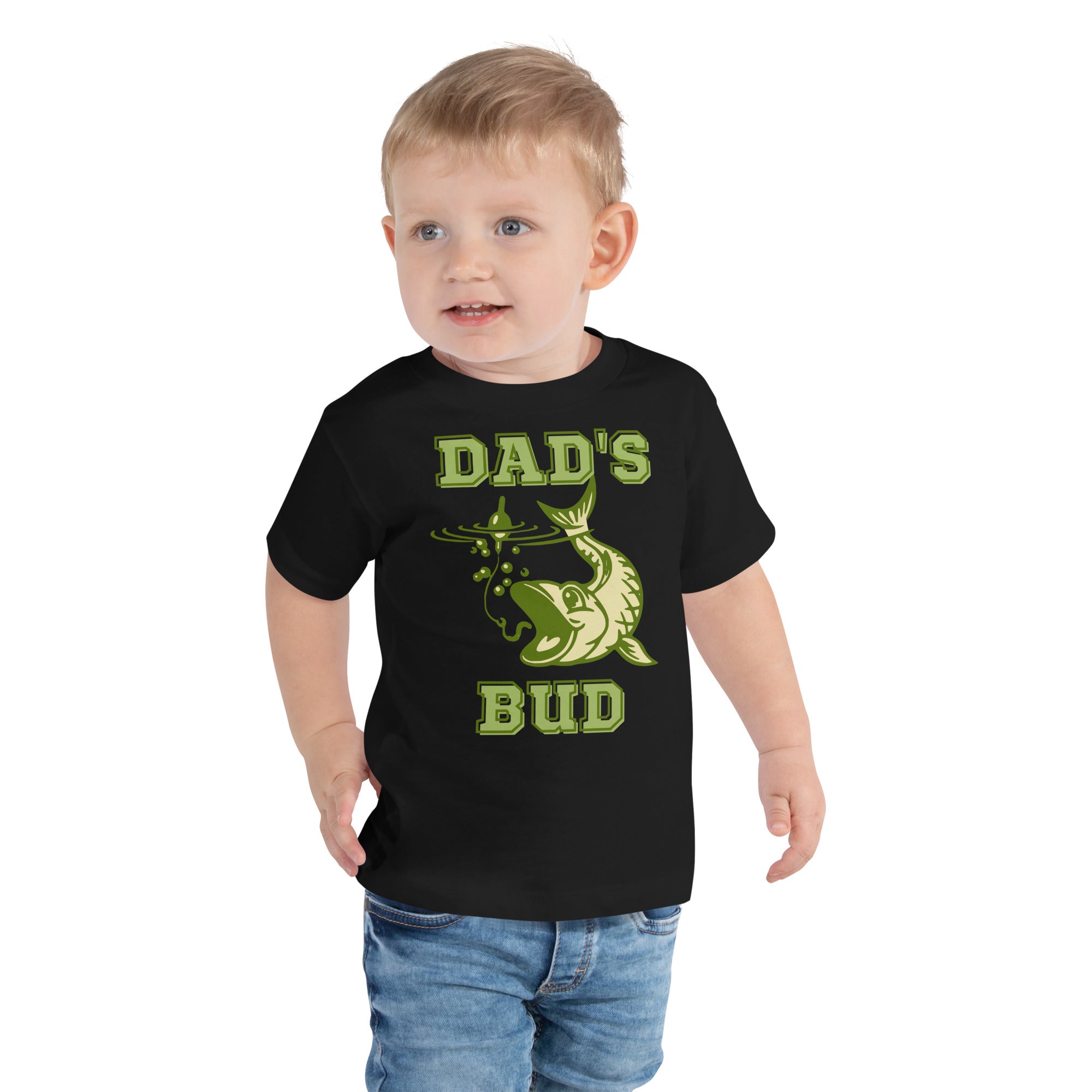 Dad's Fishing Bud - Toddler Short Sleeve Tee