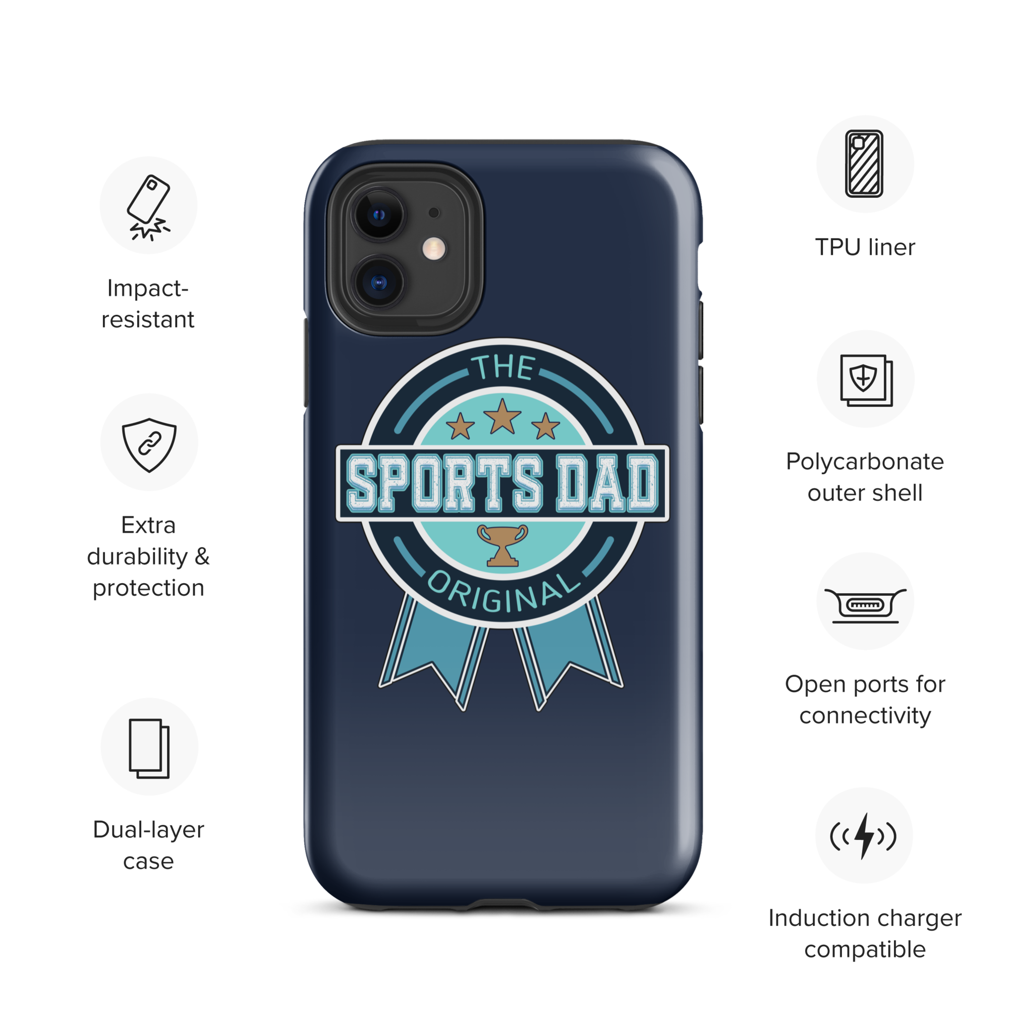 Original Sports Dad - Tough Case for iPhone®