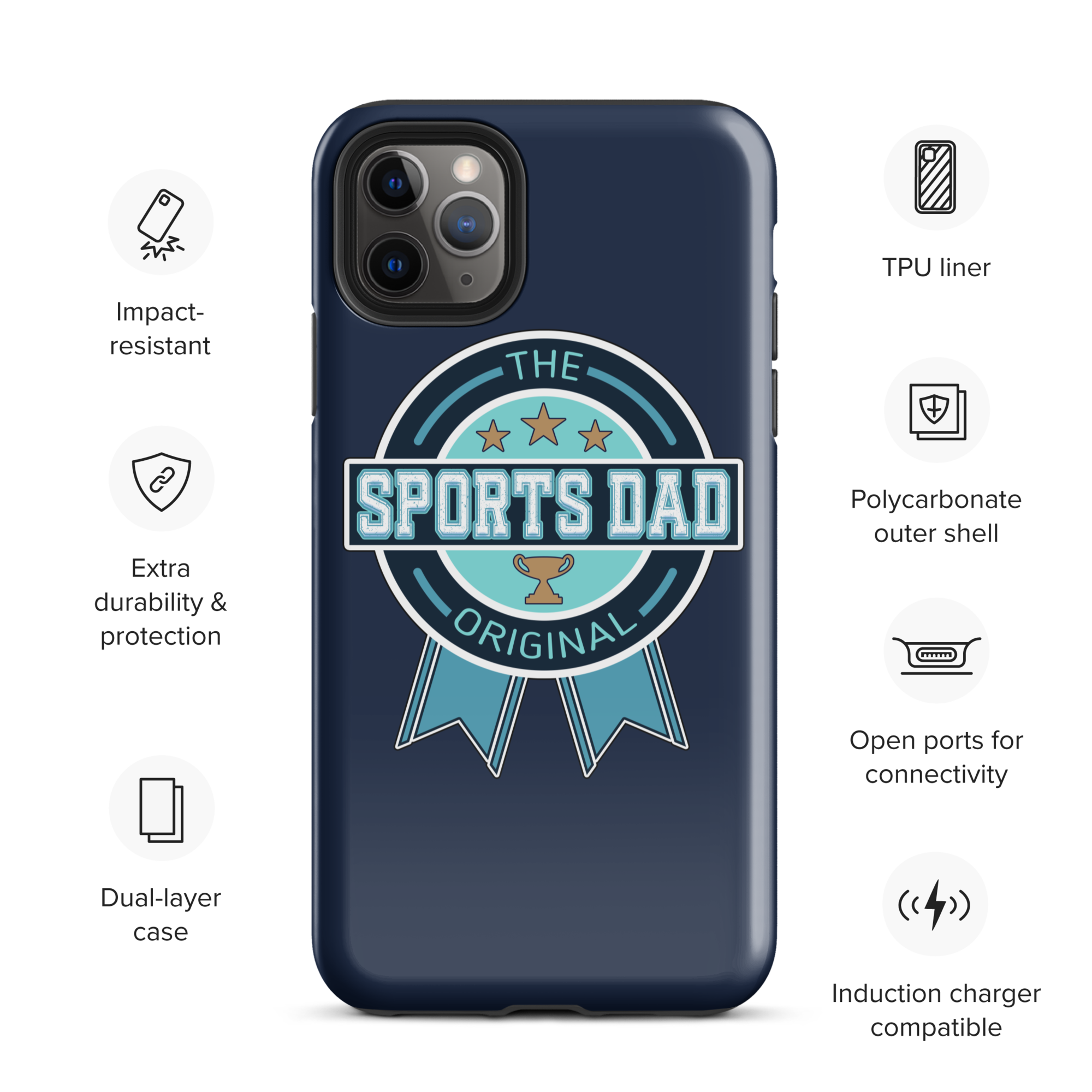 Original Sports Dad - Tough Case for iPhone®