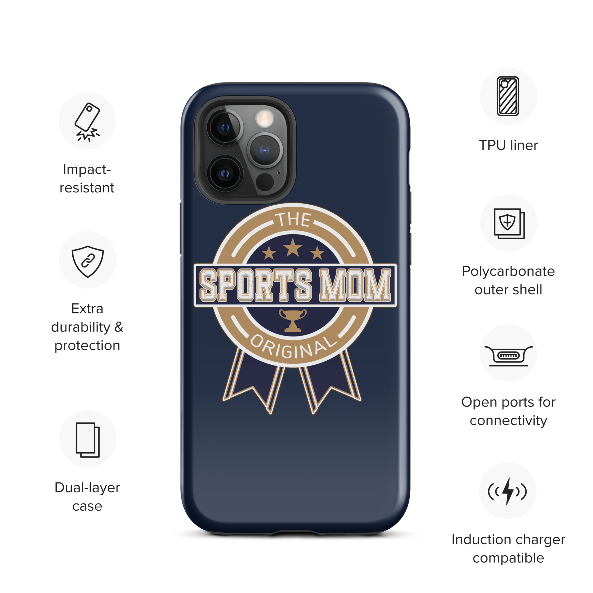 Original Sports Mom - Away Game - Tough Case for iPhone®