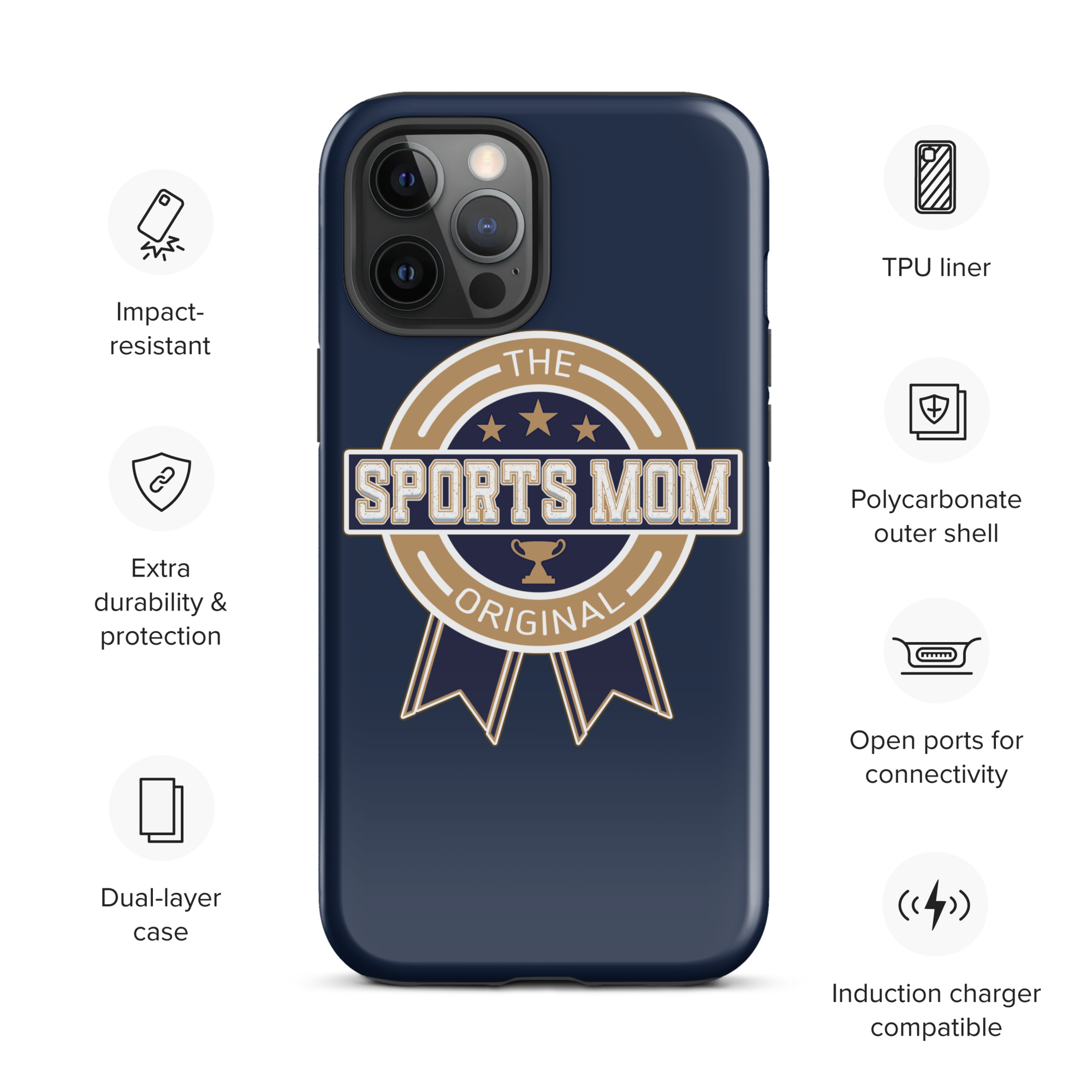 Original Sports Mom - Away Game - Tough Case for iPhone®