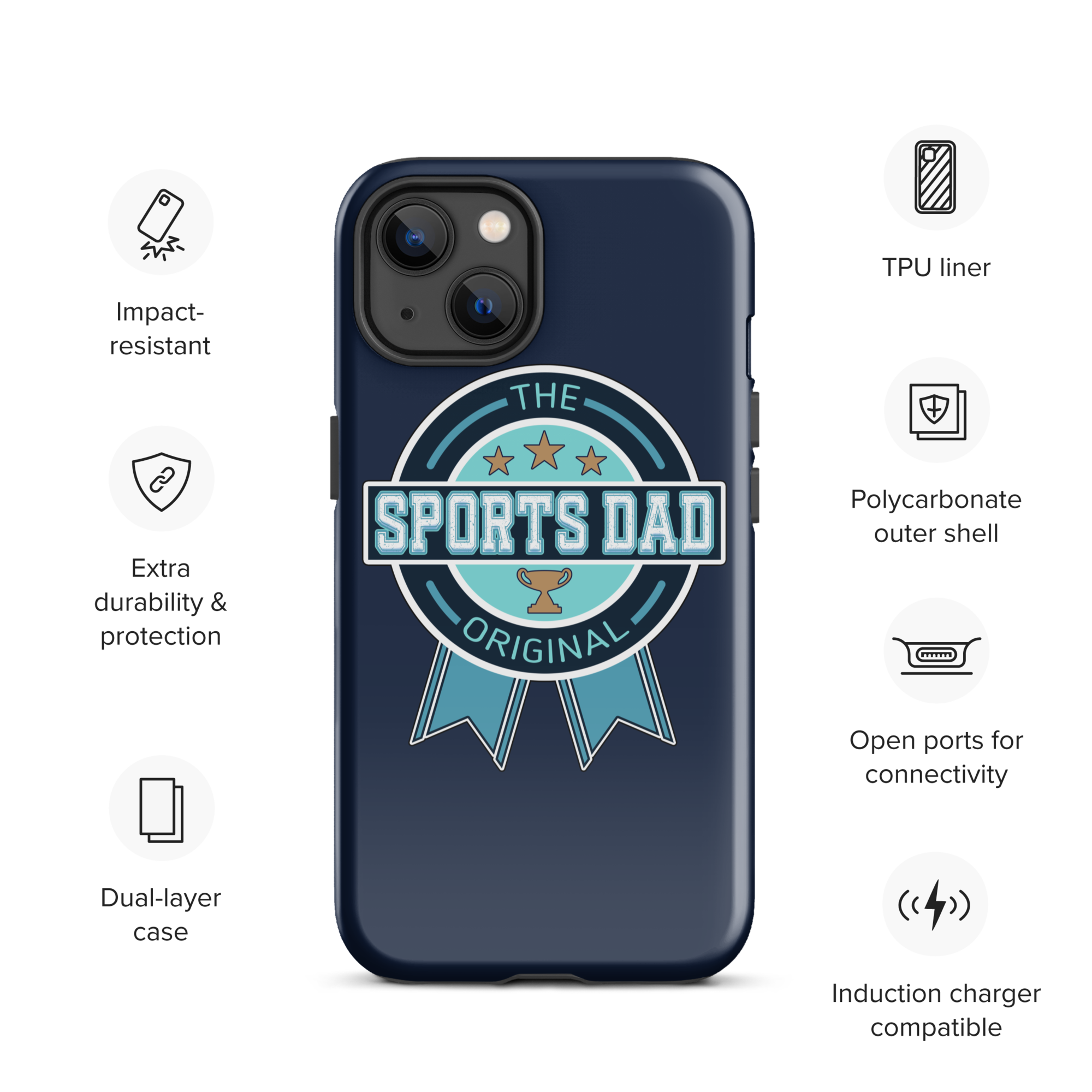 Original Sports Dad - Tough Case for iPhone®