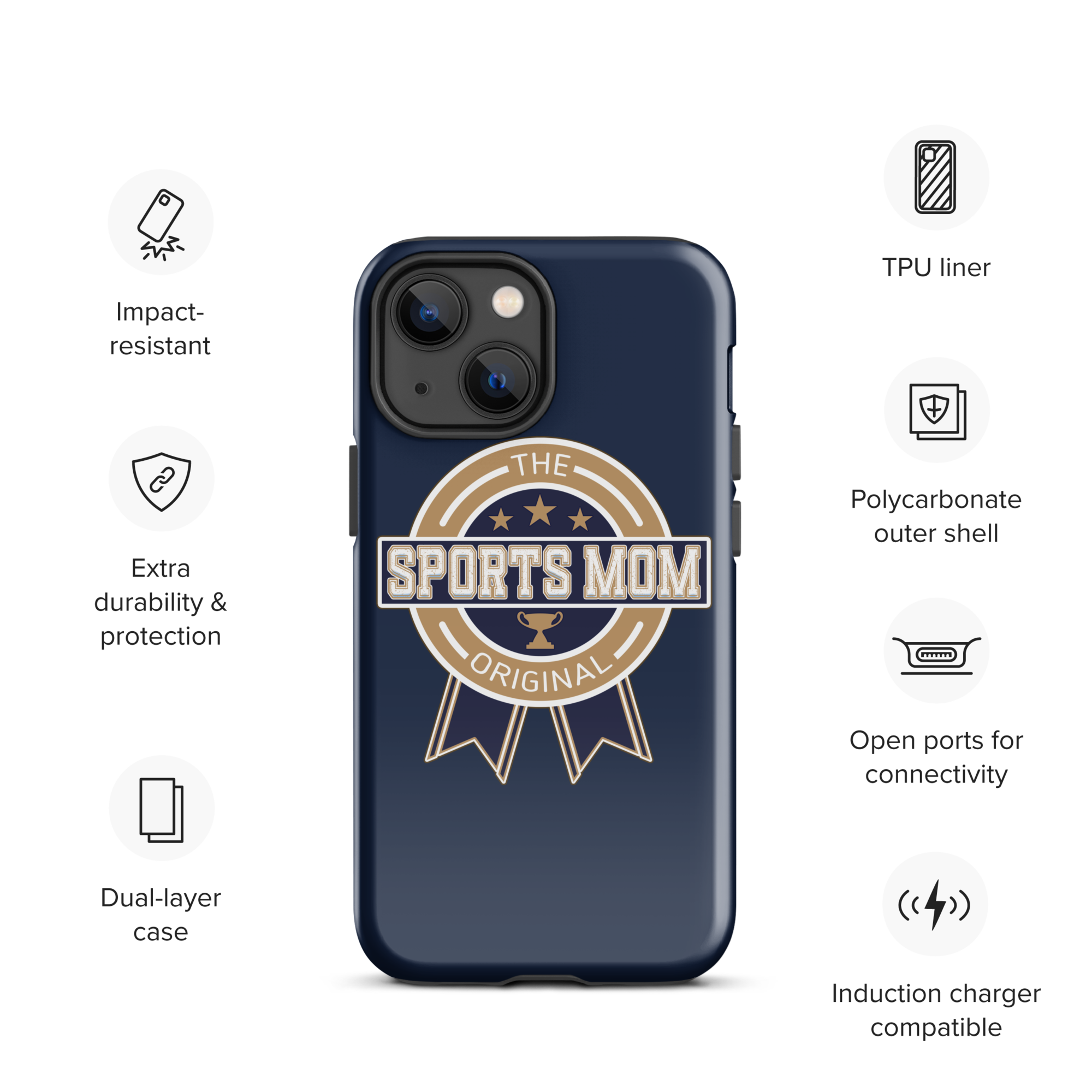 Original Sports Mom - Away Game - Tough Case for iPhone®