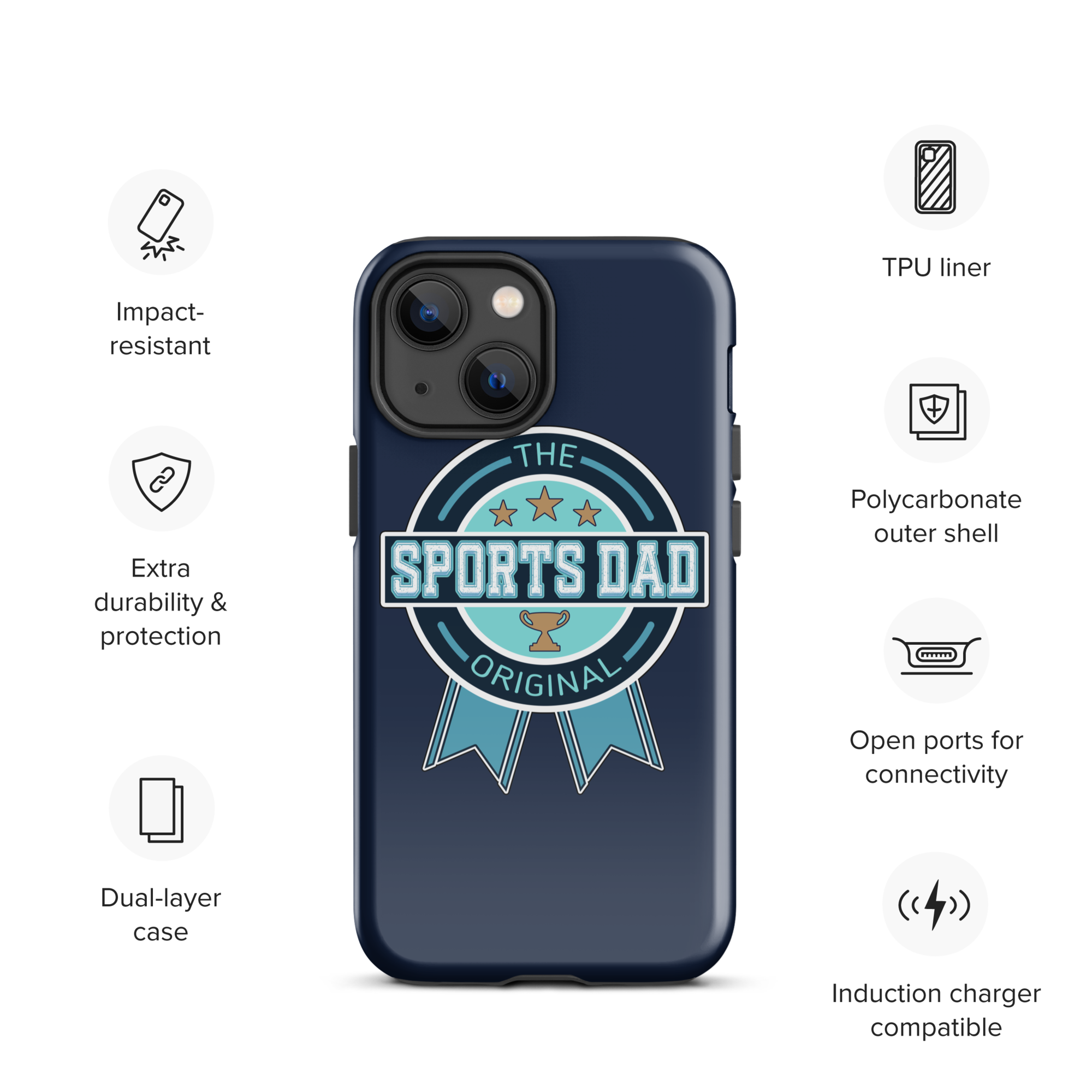 Original Sports Dad - Tough Case for iPhone®