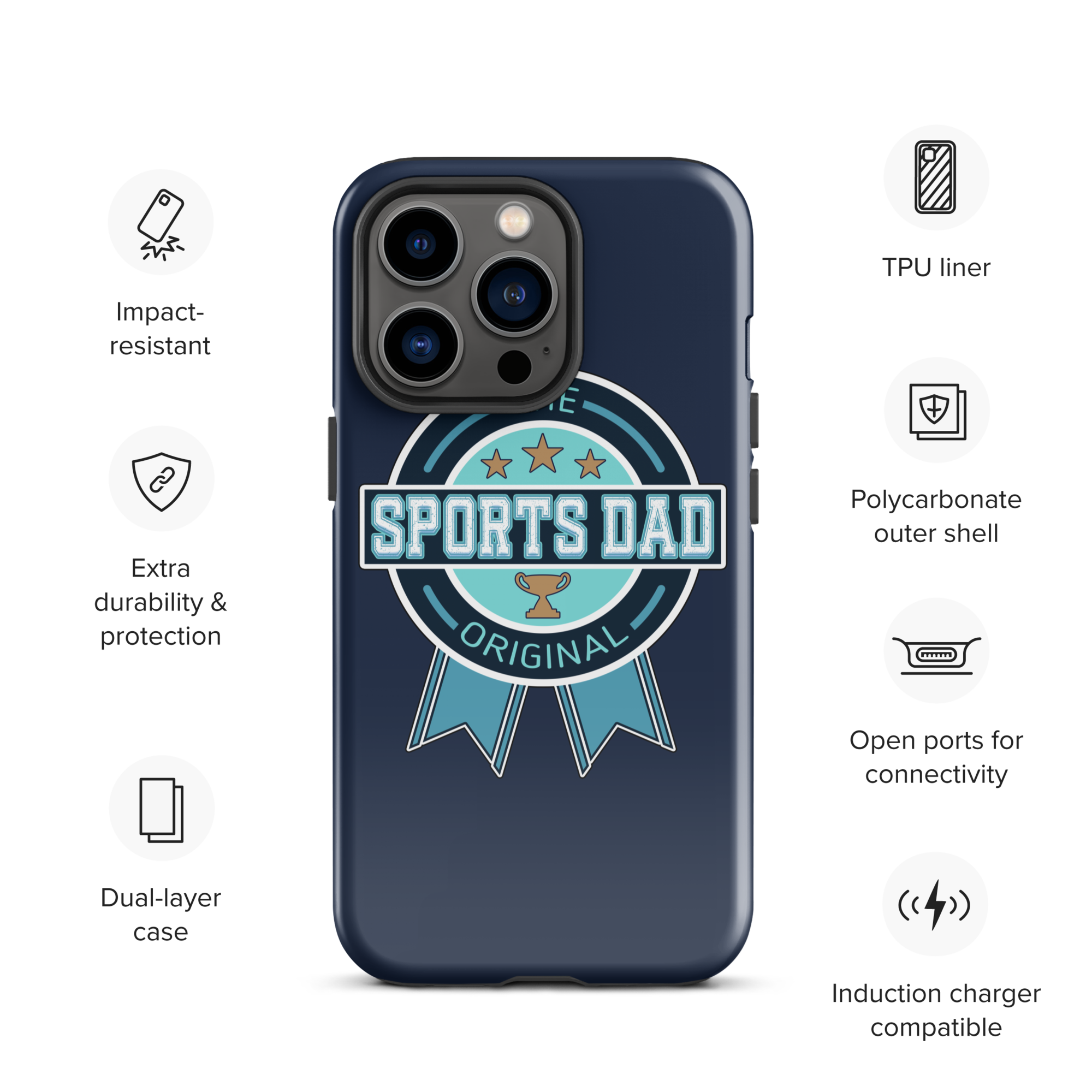 Original Sports Dad - Tough Case for iPhone®