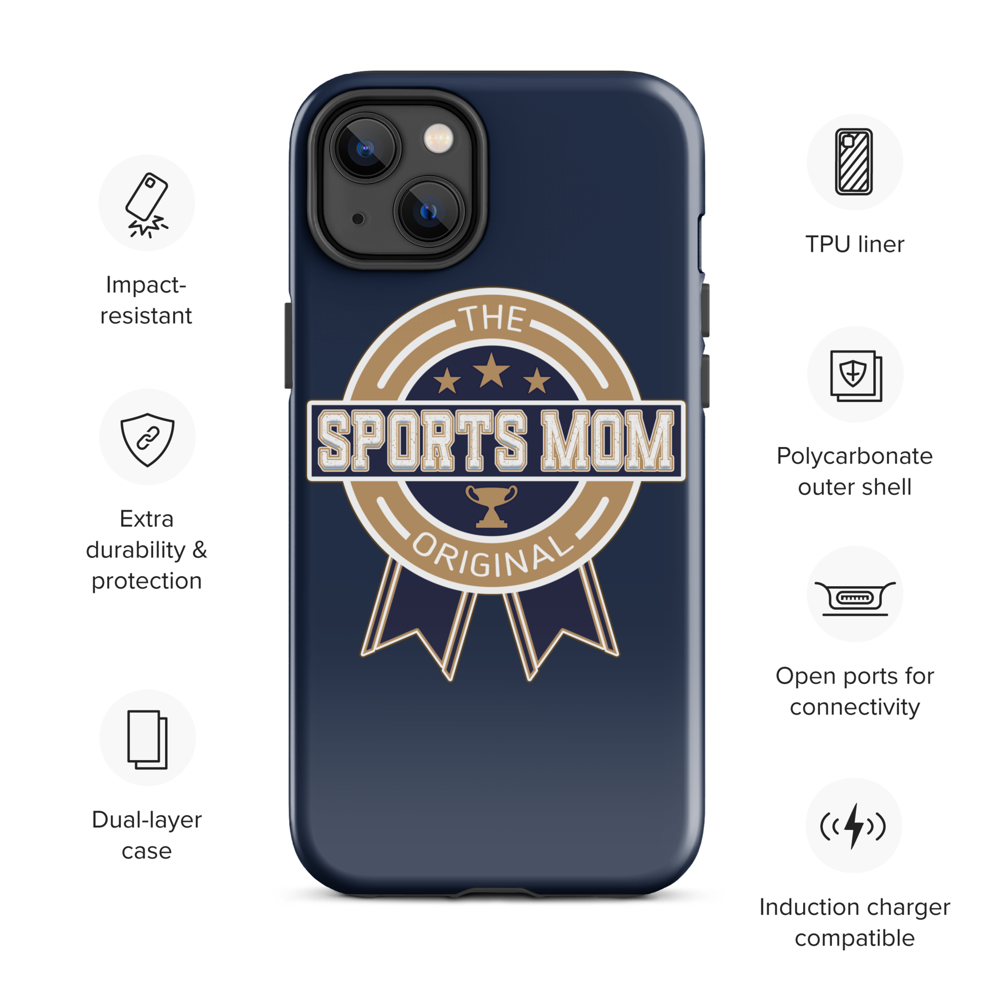 Original Sports Mom - Away Game - Tough Case for iPhone®