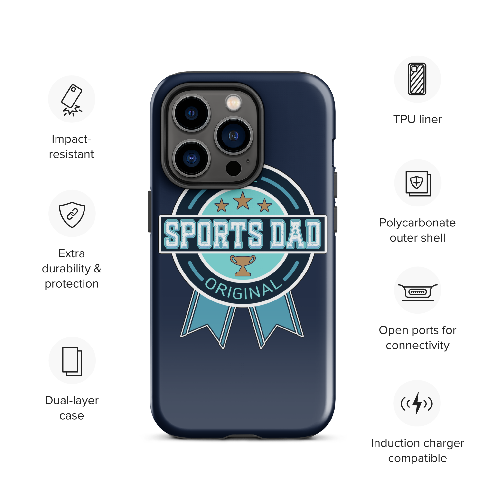 Original Sports Dad - Tough Case for iPhone®