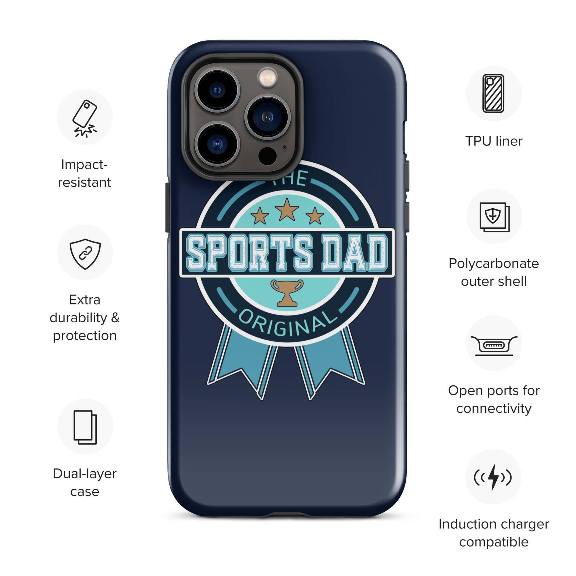 Original Sports Dad - Tough Case for iPhone®