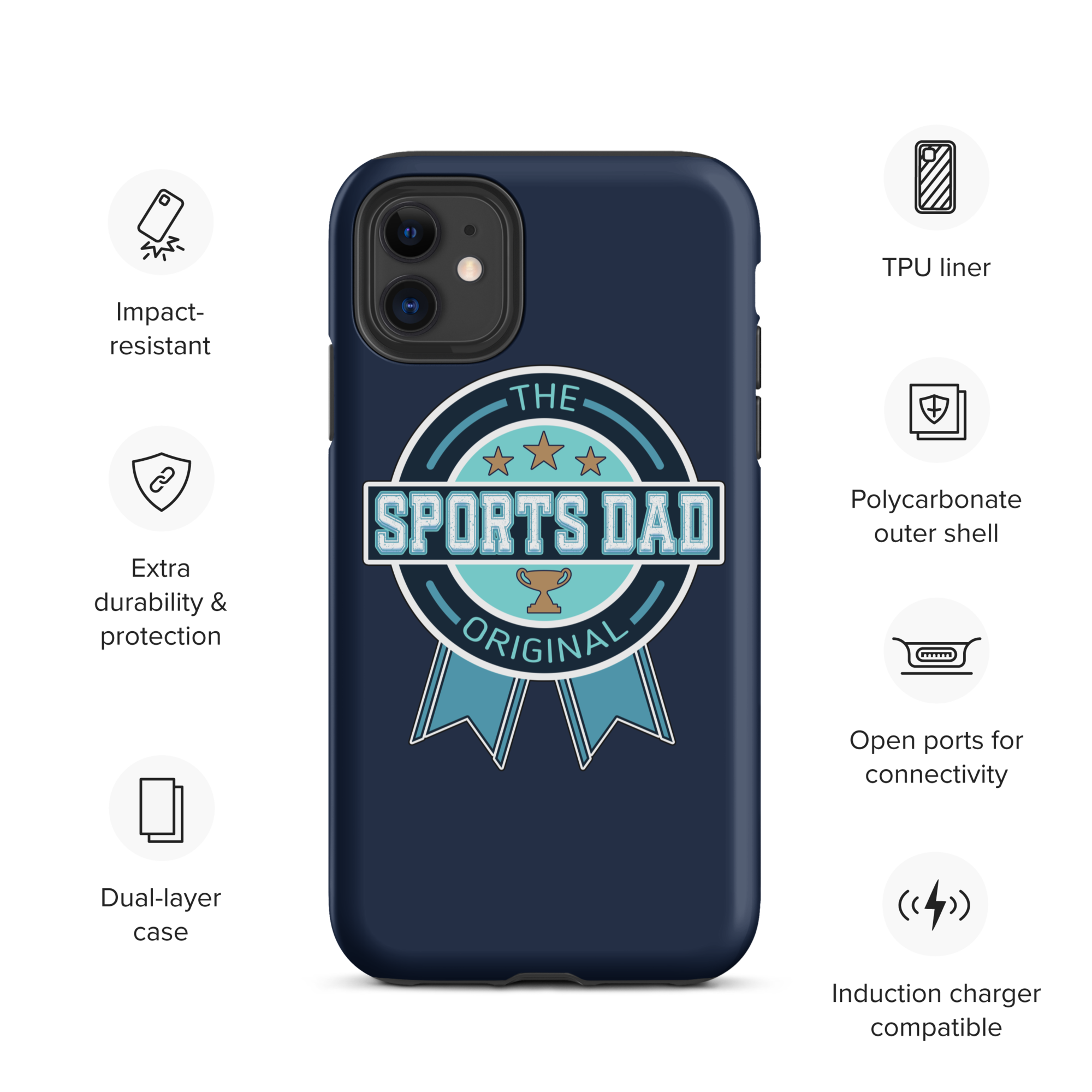 Original Sports Dad - Tough Case for iPhone®