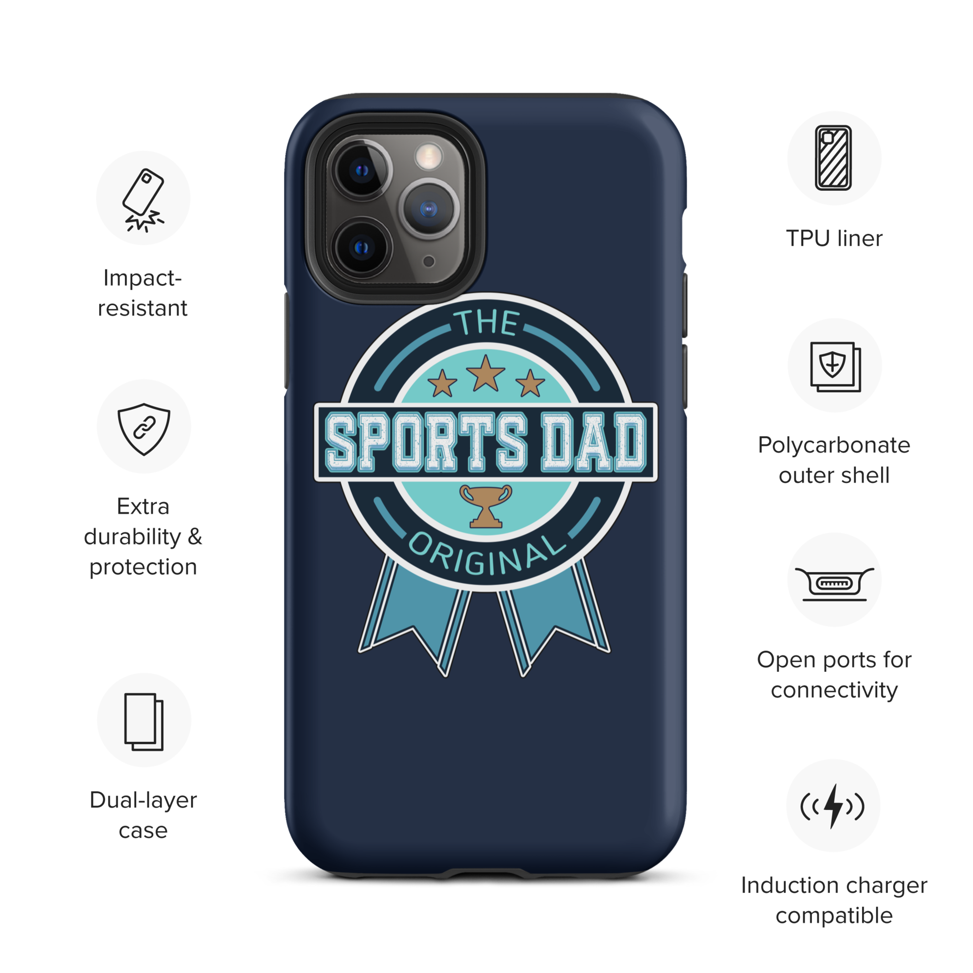 Original Sports Dad - Tough Case for iPhone®