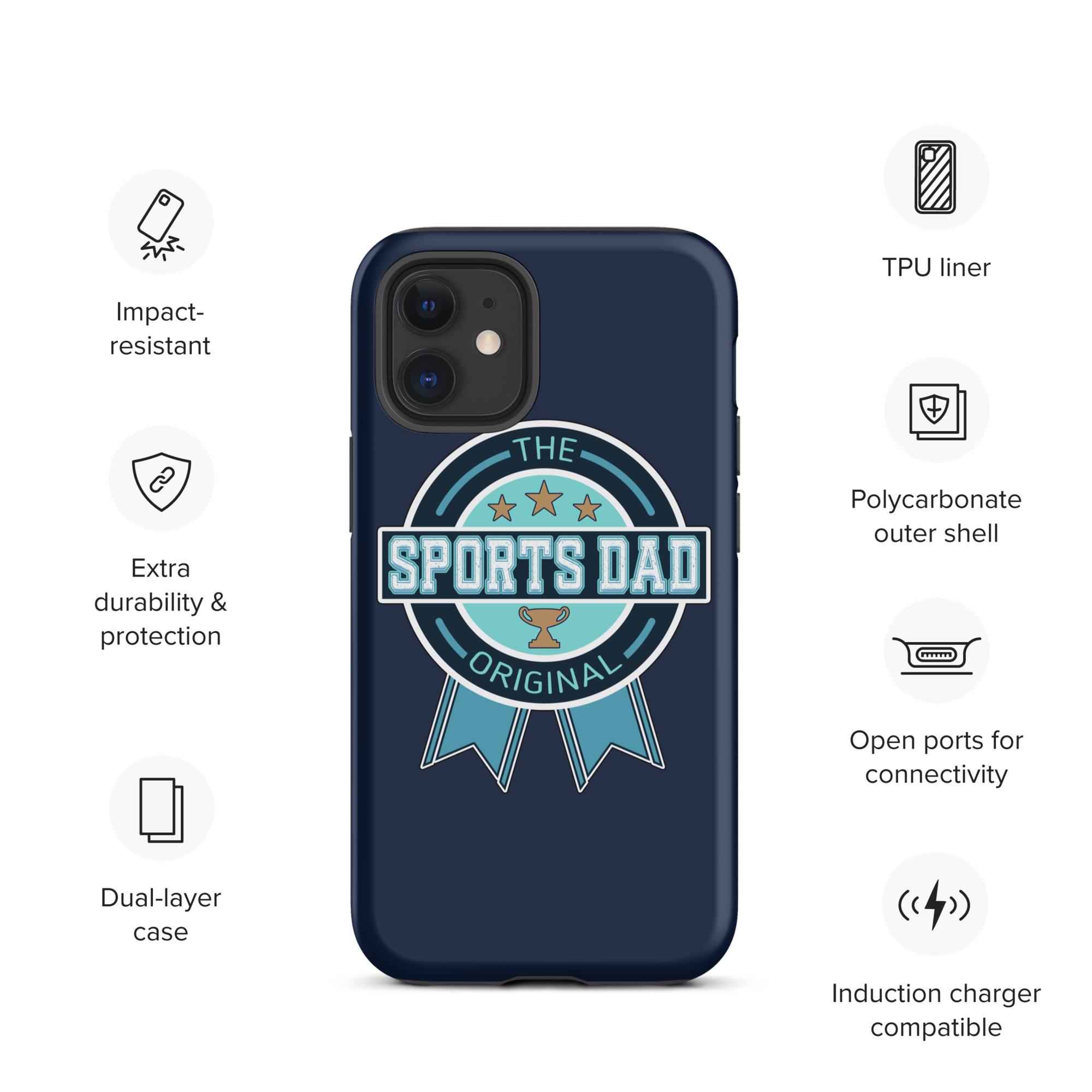 Original Sports Dad - Tough Case for iPhone®