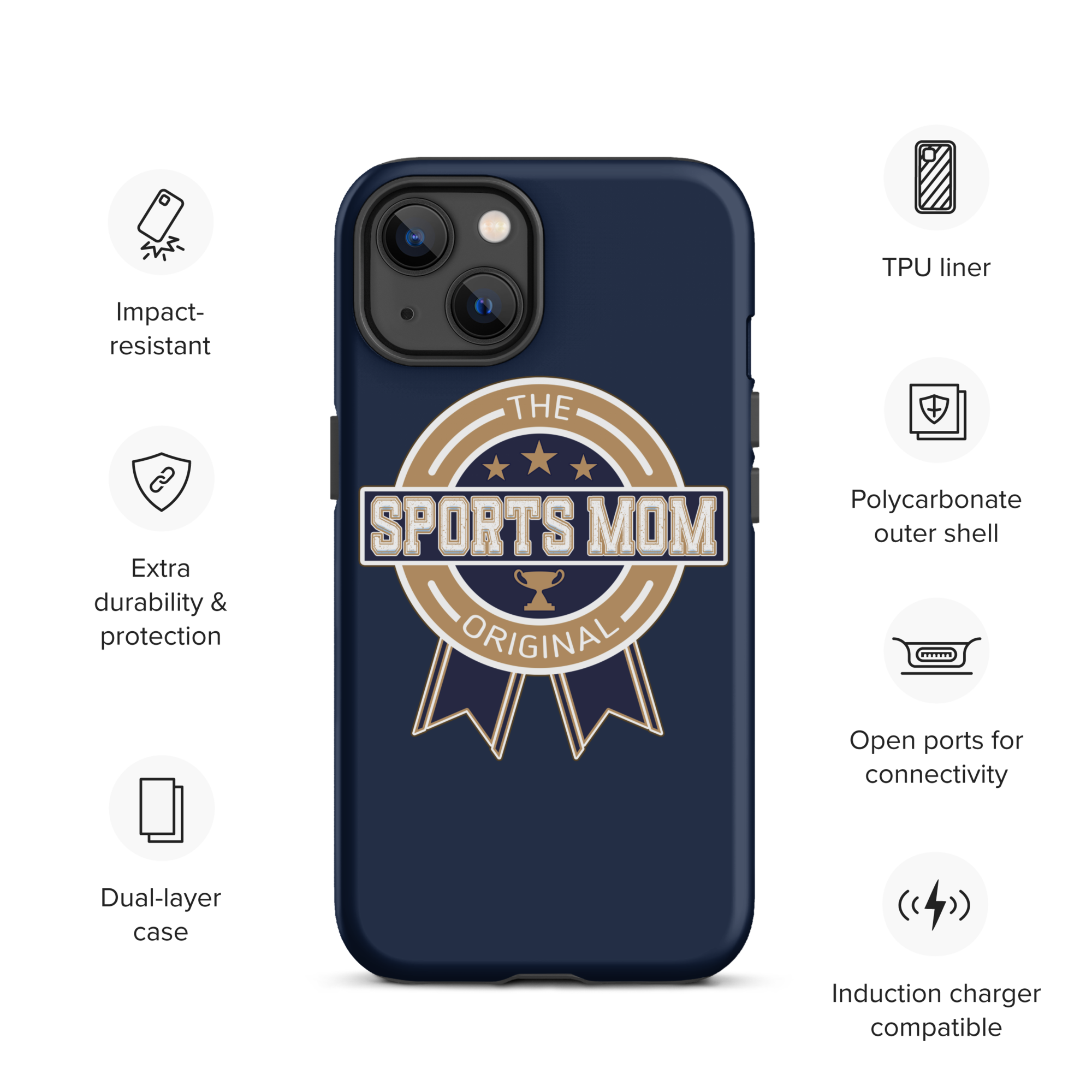 Original Sports Mom - Away Game - Tough Case for iPhone®