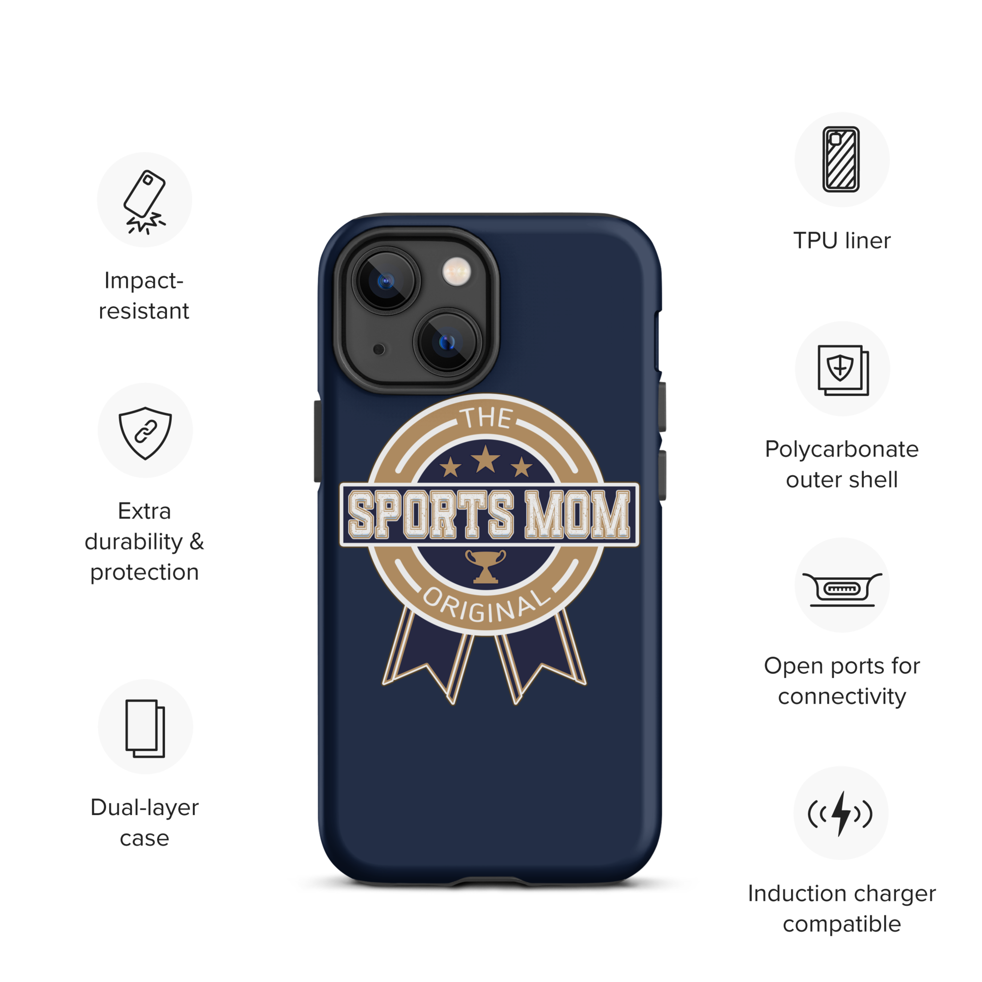 Original Sports Mom - Away Game - Tough Case for iPhone®