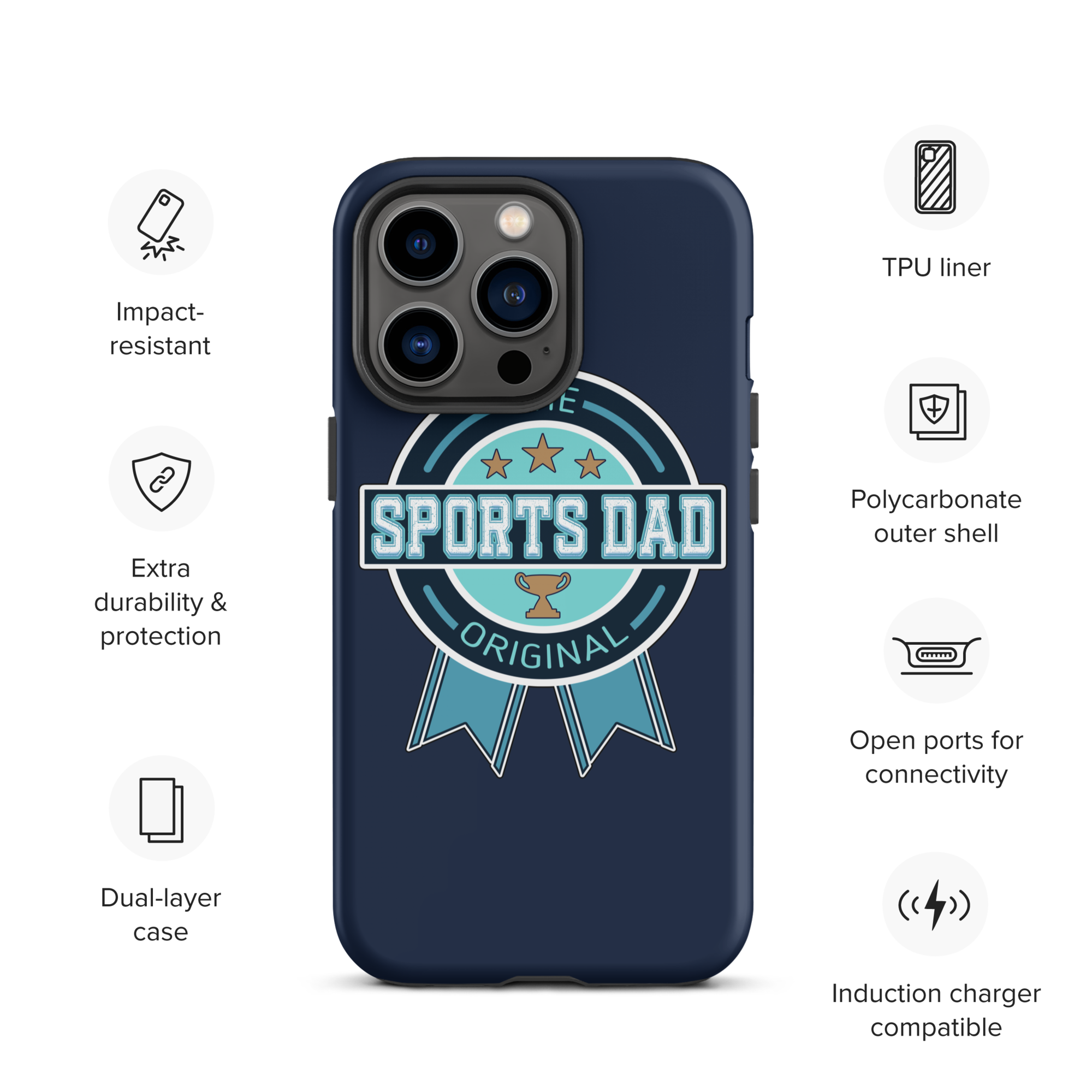 Original Sports Dad - Tough Case for iPhone®