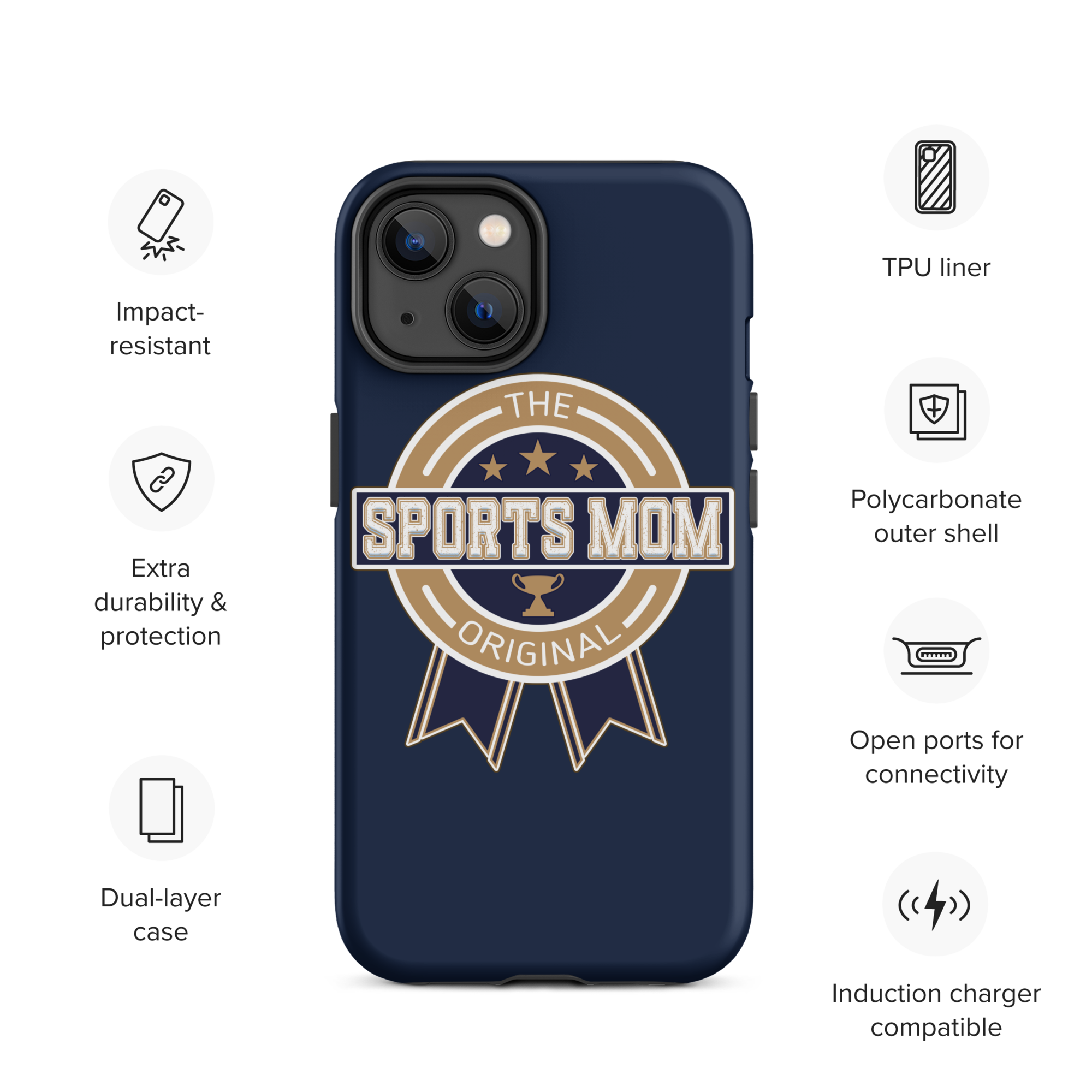 Original Sports Mom - Away Game - Tough Case for iPhone®