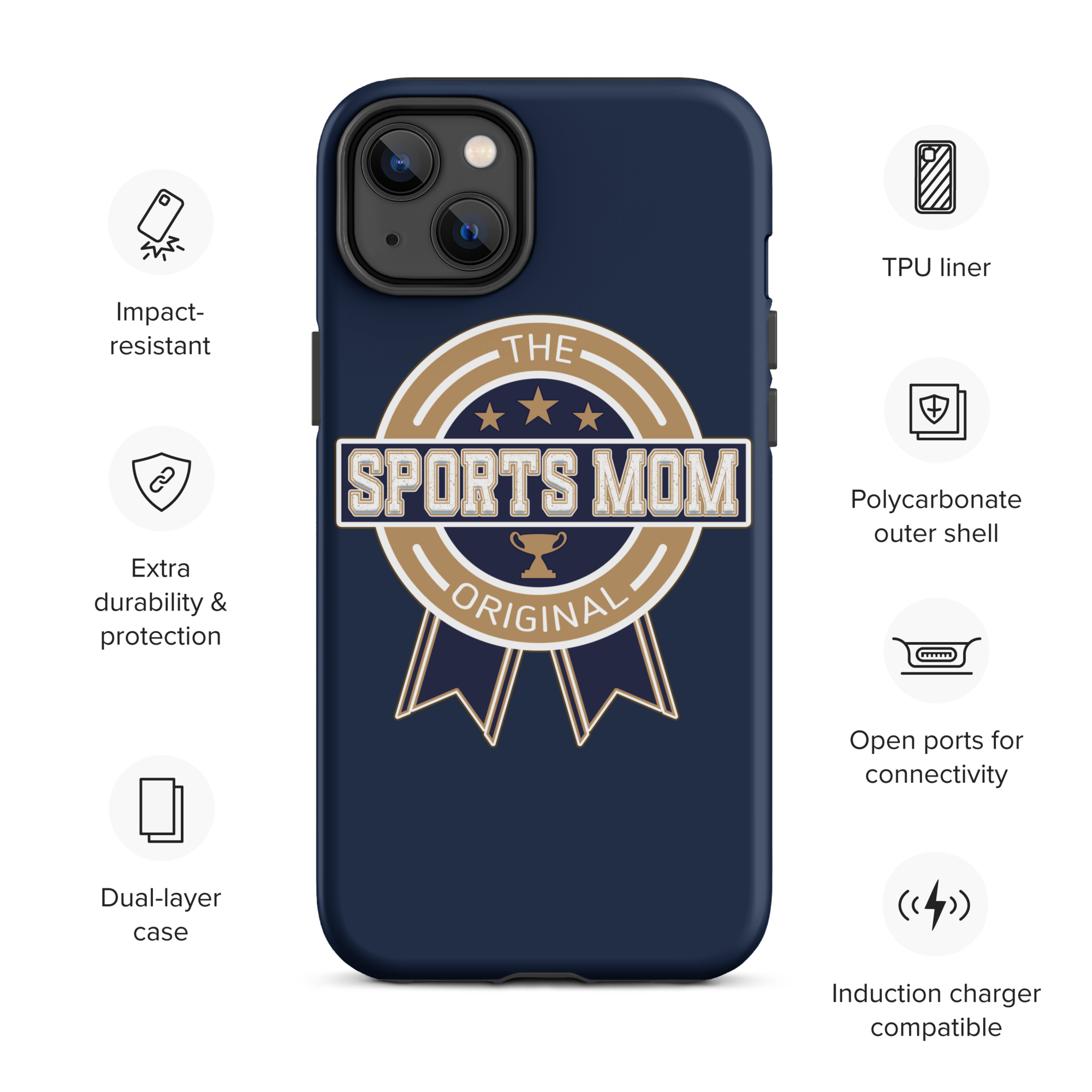 Original Sports Mom - Away Game - Tough Case for iPhone®