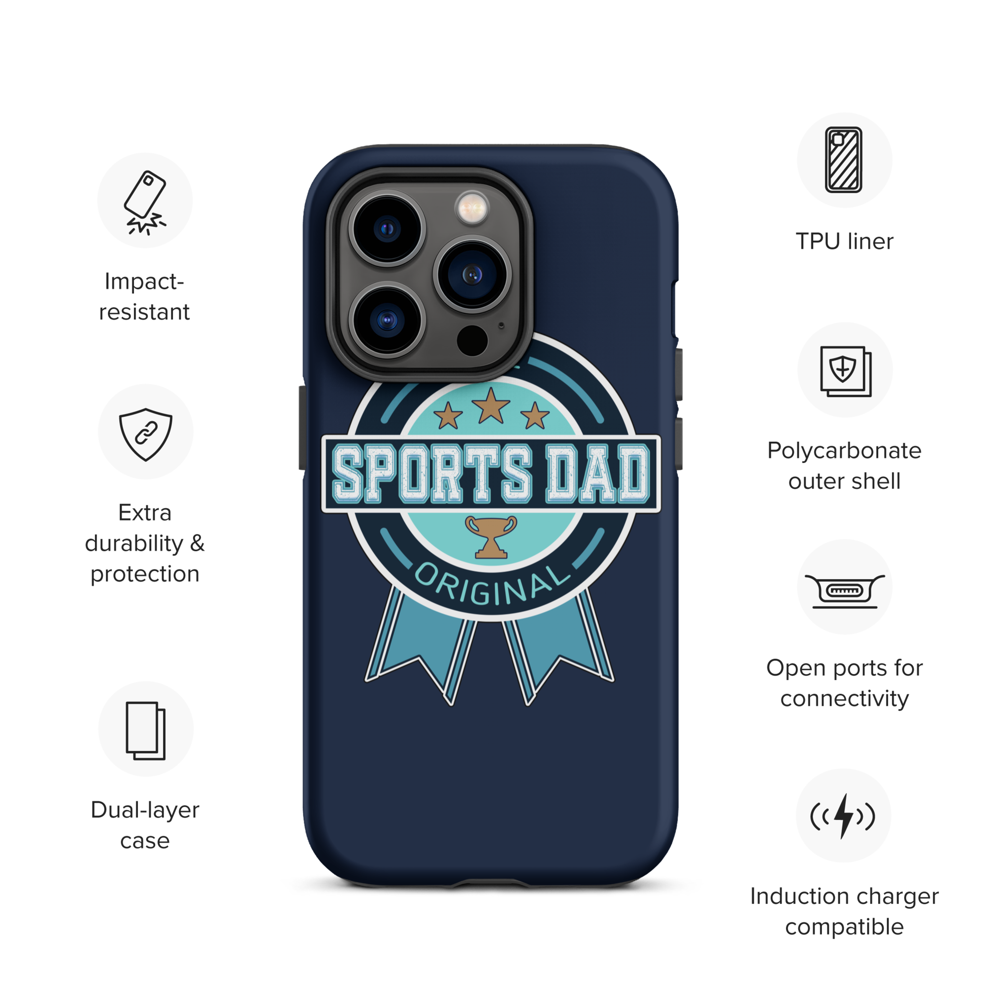 Original Sports Dad - Tough Case for iPhone®