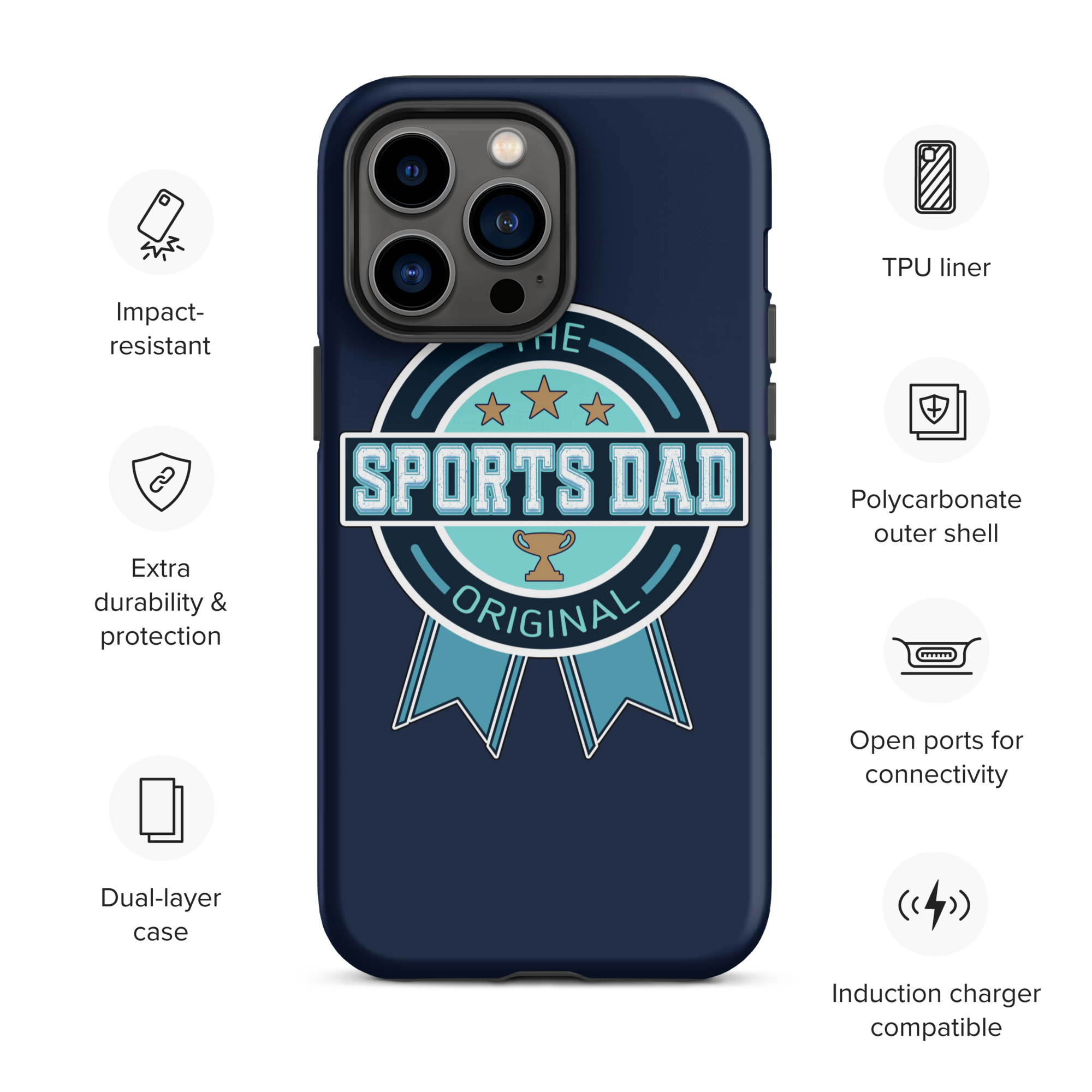 Original Sports Dad - Tough Case for iPhone®