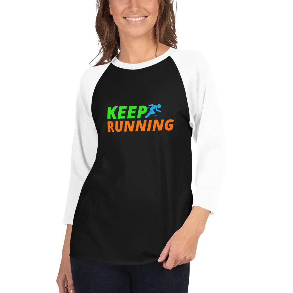Keep Running Women's Premium 3/4 Sleeve
