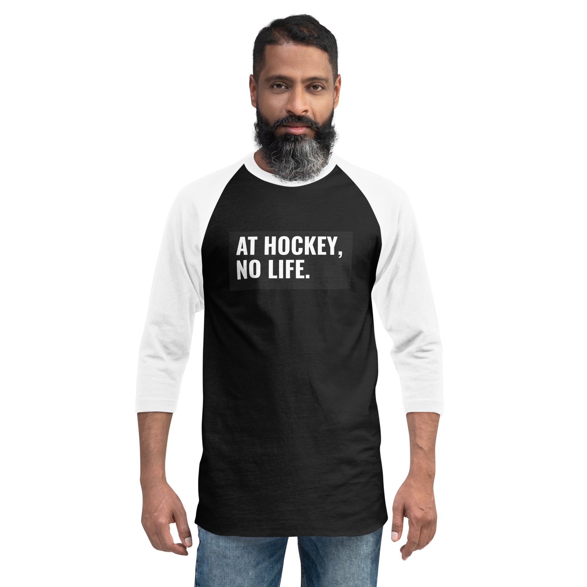 At Hockey, No Life Premium Men's 3/4 Sleeve