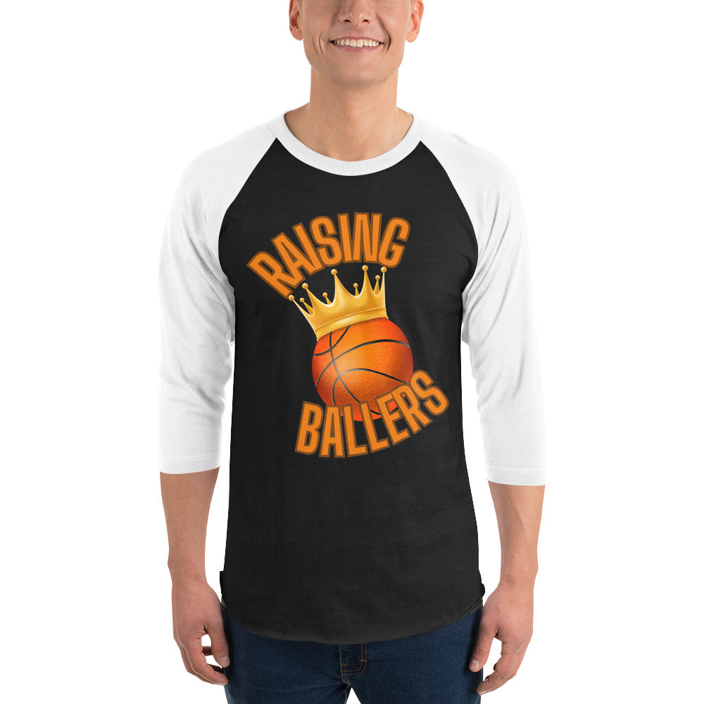 Raising Ballers Premium Men's 3/4 Sleeve