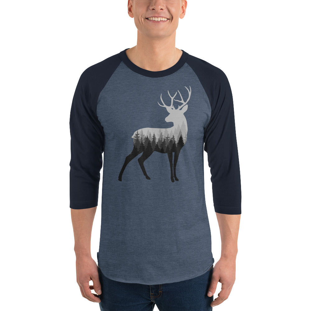 Buck n' Trees Premium Men's 3/4 Sleeve