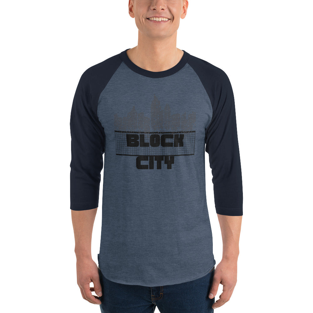 Block City Premium Men's 3/4 Sleeve