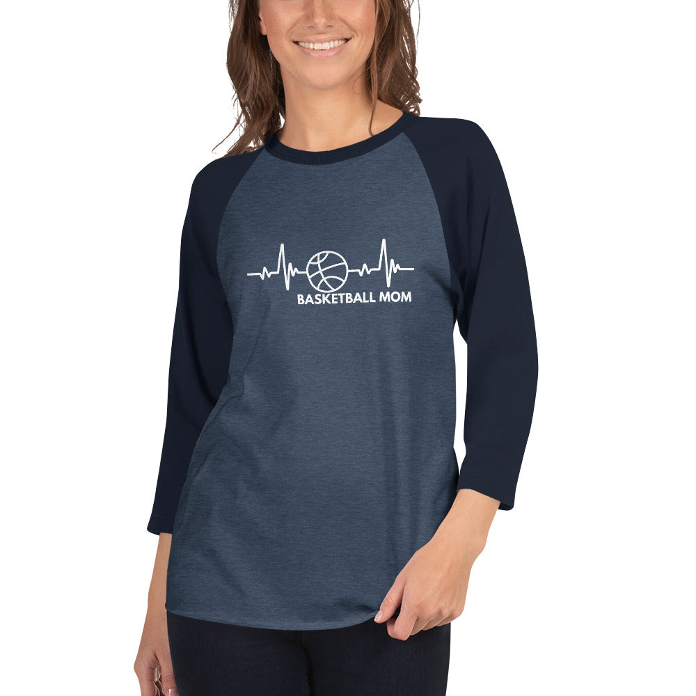 Basketball Mom Women's Premium 3/4 Sleeve