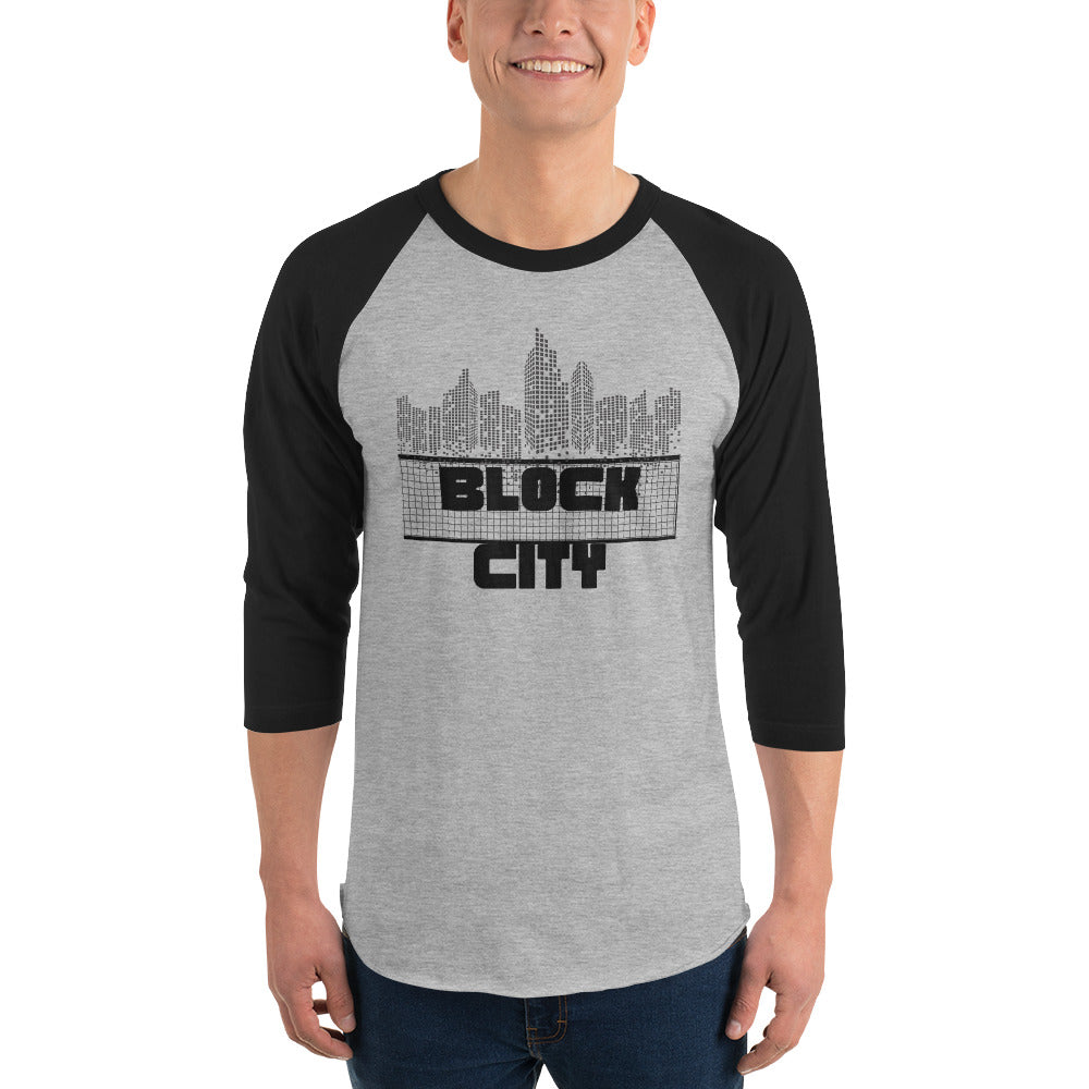 Block City Premium Men's 3/4 Sleeve