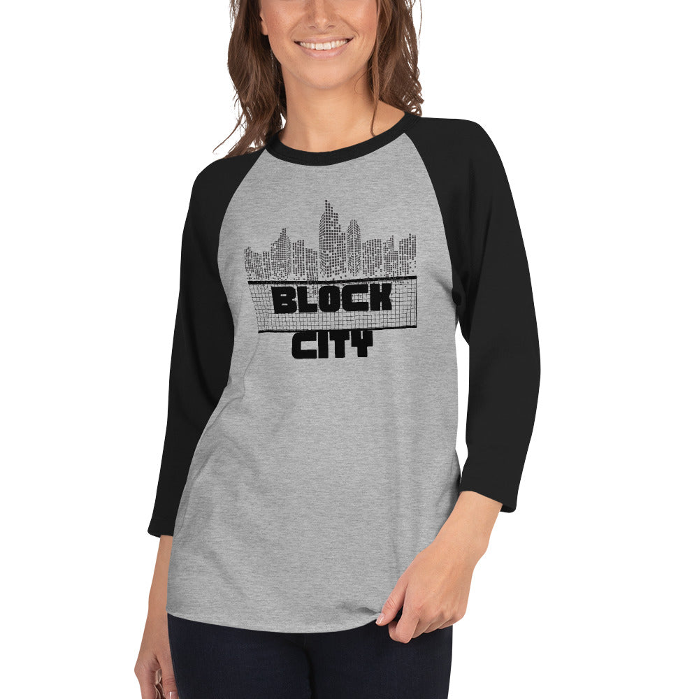 Block City Women's 3/4 Sleeve