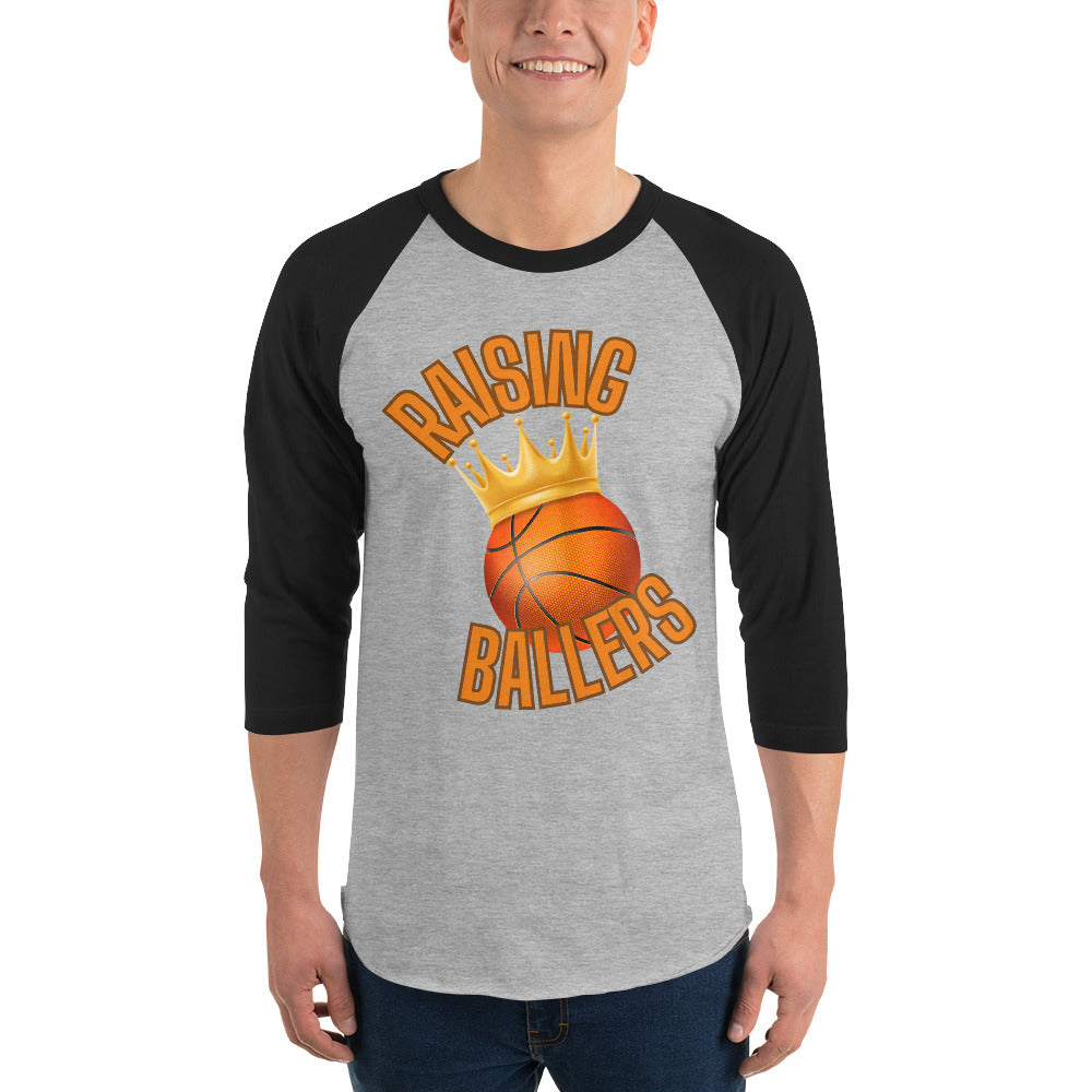 Raising Ballers Premium Men's 3/4 Sleeve