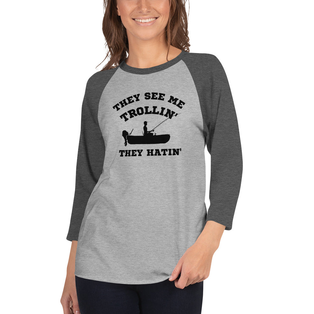 They See Me Trollin' Women's 3/4 Sleeve