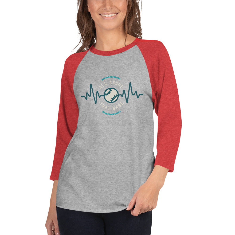 All About That Base Premium Women's 3/4 Raglan