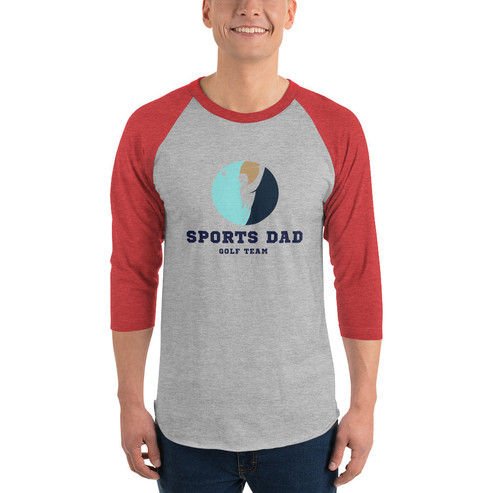 The Original Sports Dad Golf Team Premium Men's 3/4 Sleeve