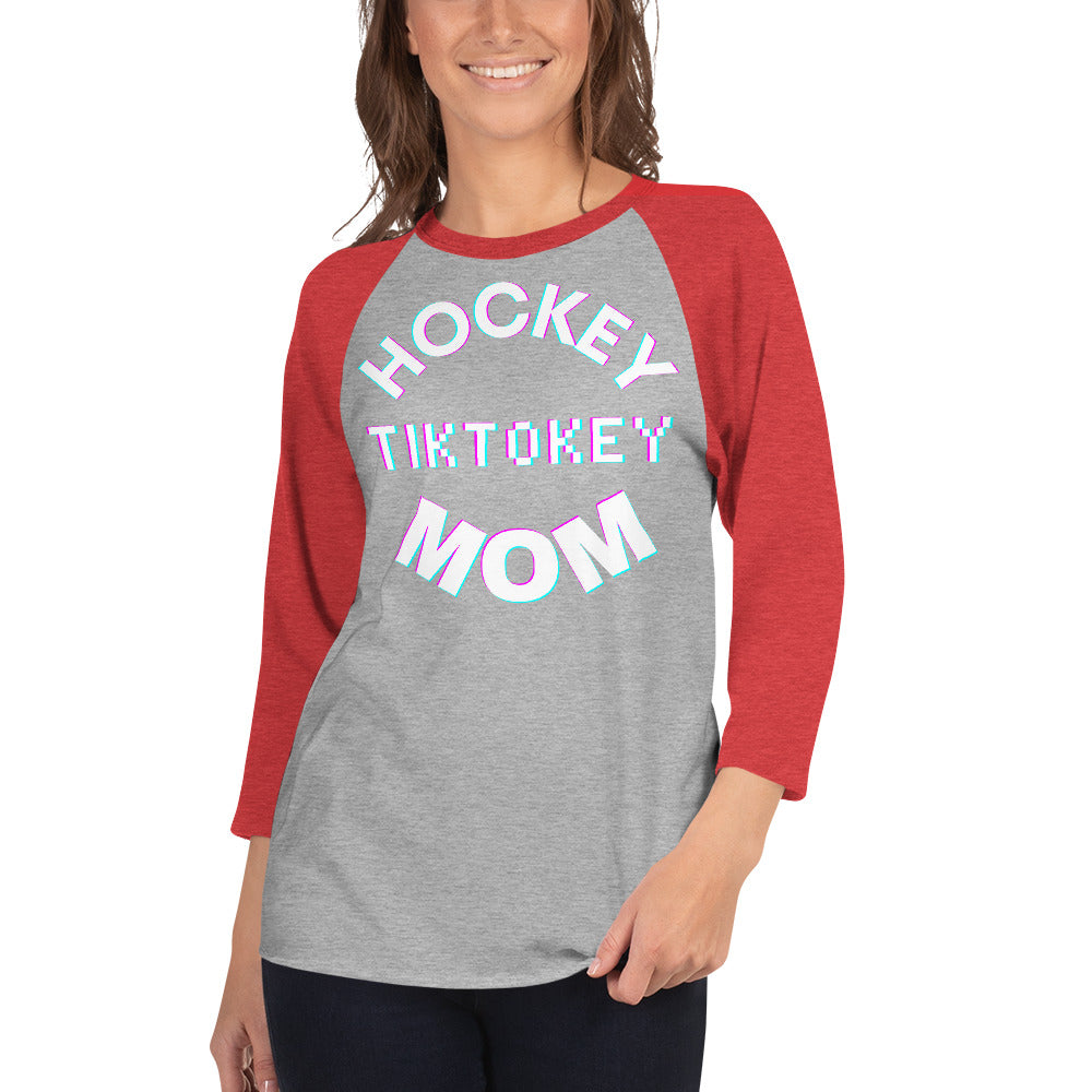 Hockey Tiktokey Women's Premium 3/4 Sleeve