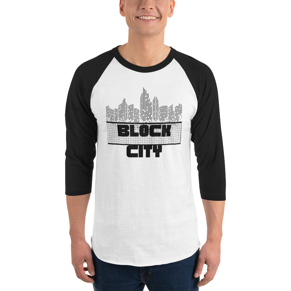 Block City Premium Men's 3/4 Sleeve