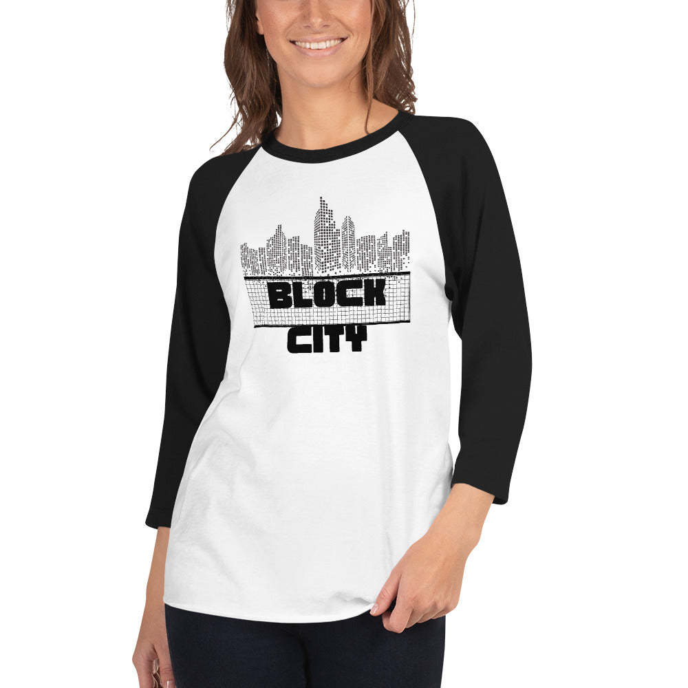 Block City Women's 3/4 Sleeve