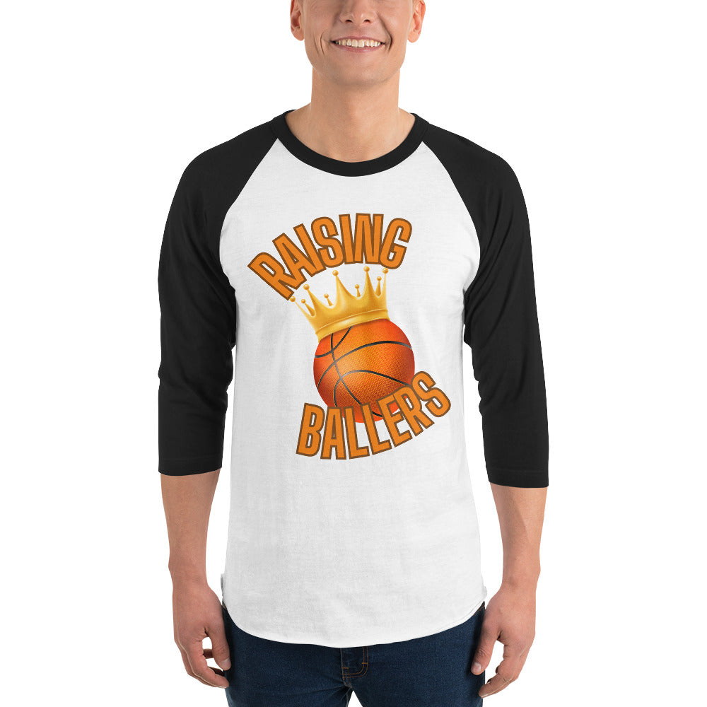 Raising Ballers Premium Men's 3/4 Sleeve