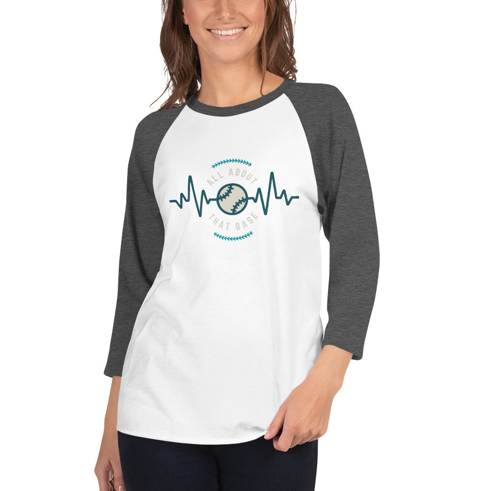 All About That Base Premium Women's 3/4 Raglan