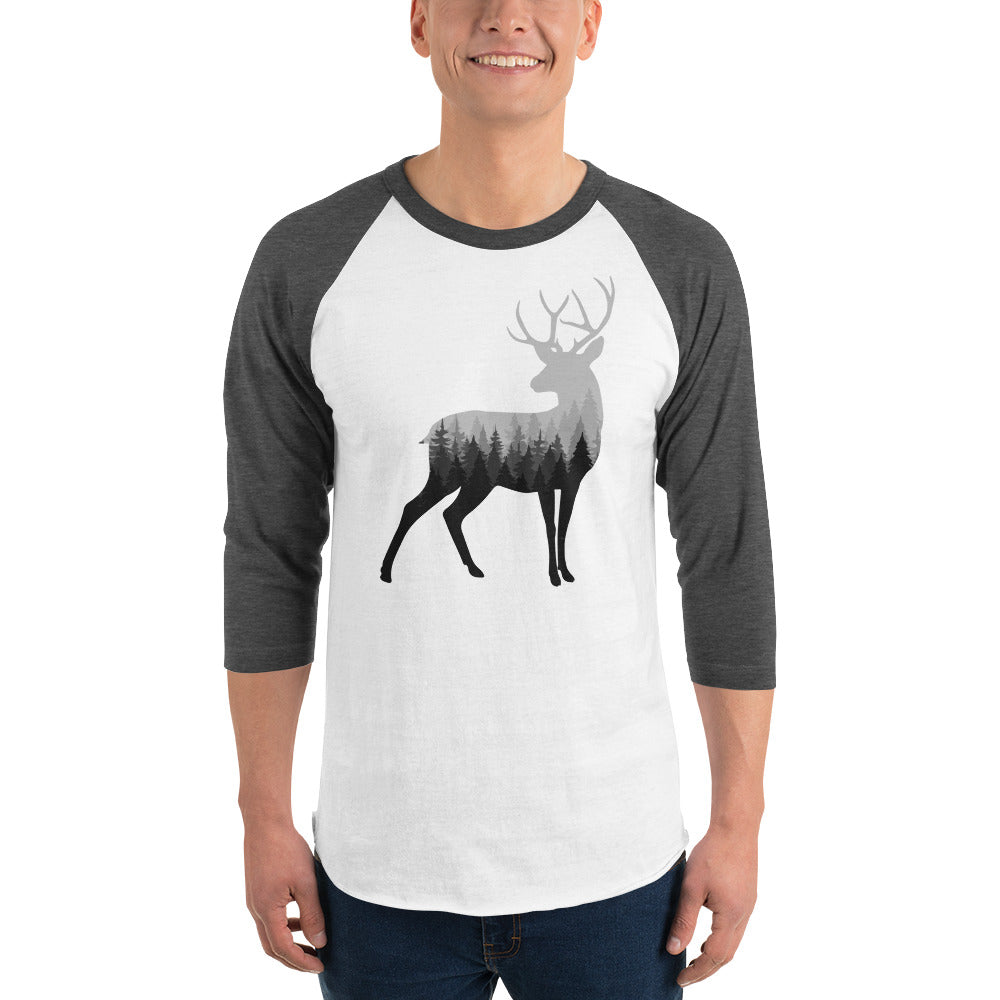 Buck n' Trees Premium Men's 3/4 Sleeve