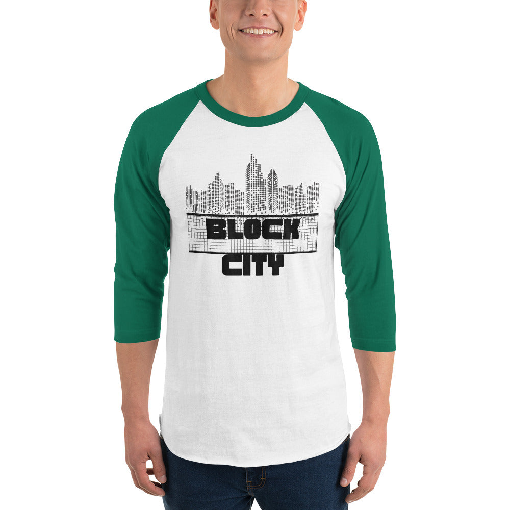 Block City Premium Men's 3/4 Sleeve