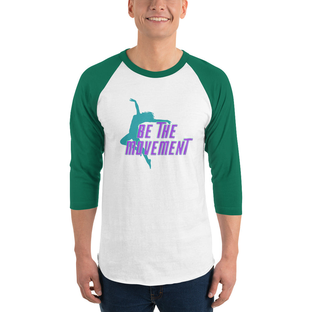 Be The Movement Premium Men's 3/4 Sleeve