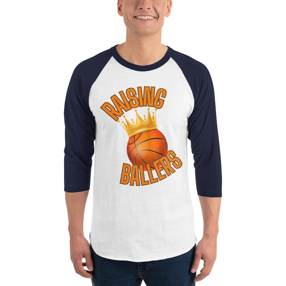 Raising Ballers Premium Men's 3/4 Sleeve