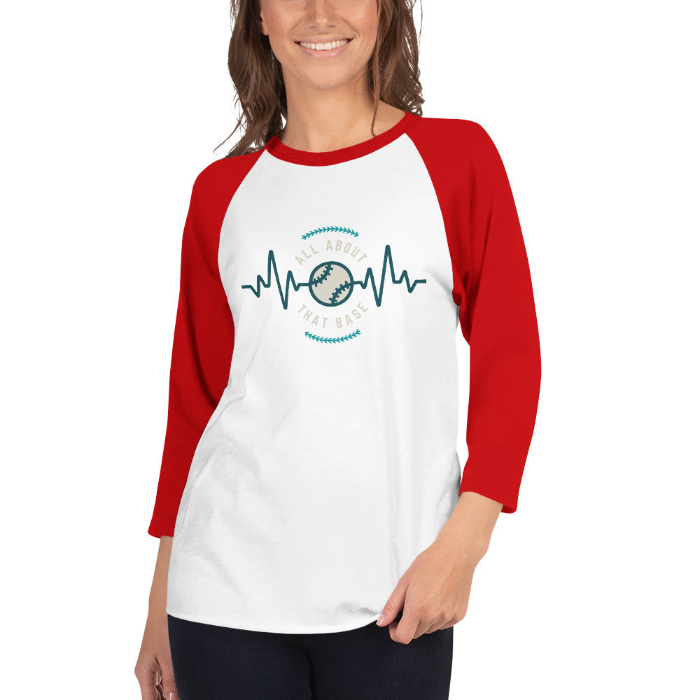 All About That Base Premium Women's 3/4 Raglan