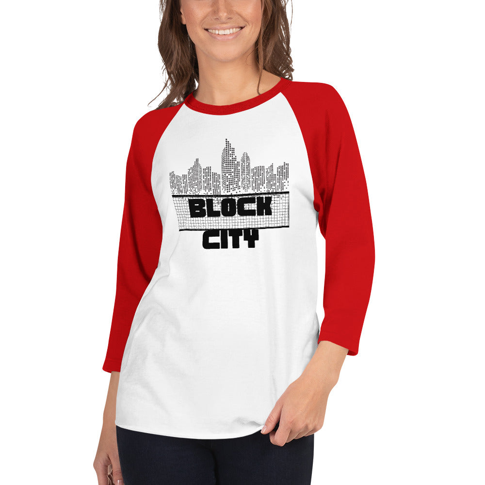 Block City Women's 3/4 Sleeve