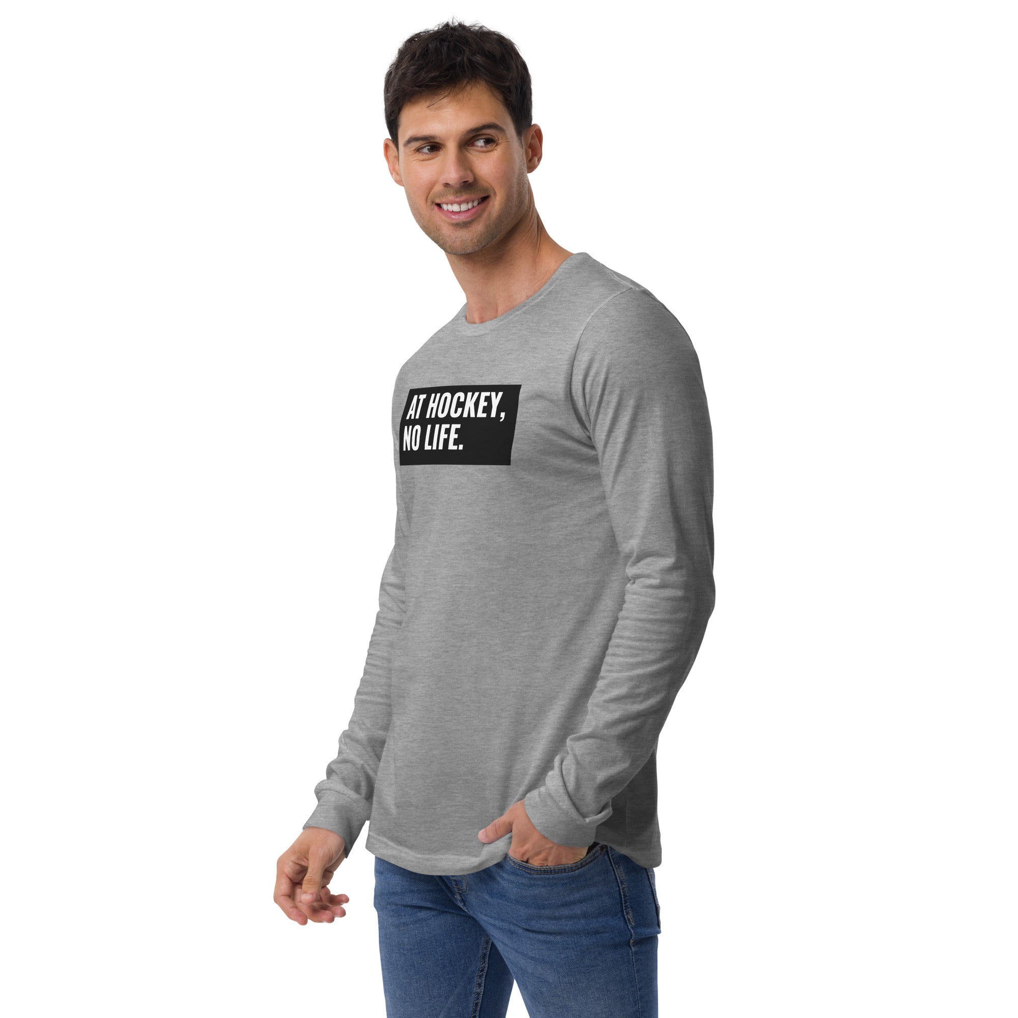 At Hockey, No Life Men's Select Long Sleeve